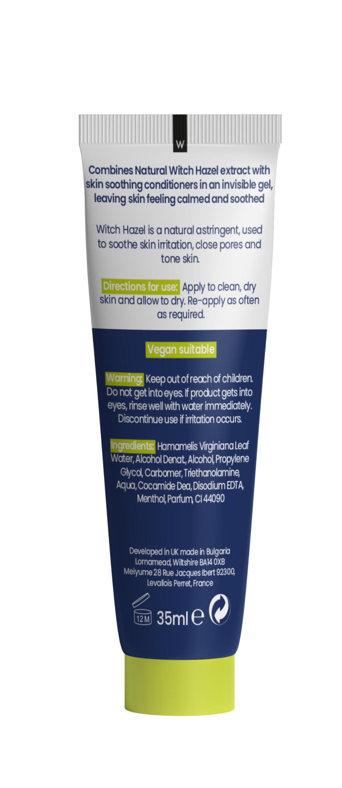 Witch Doctor Gel 35ml with Witch Hazel Extract for Soothing and Toning Skin 3