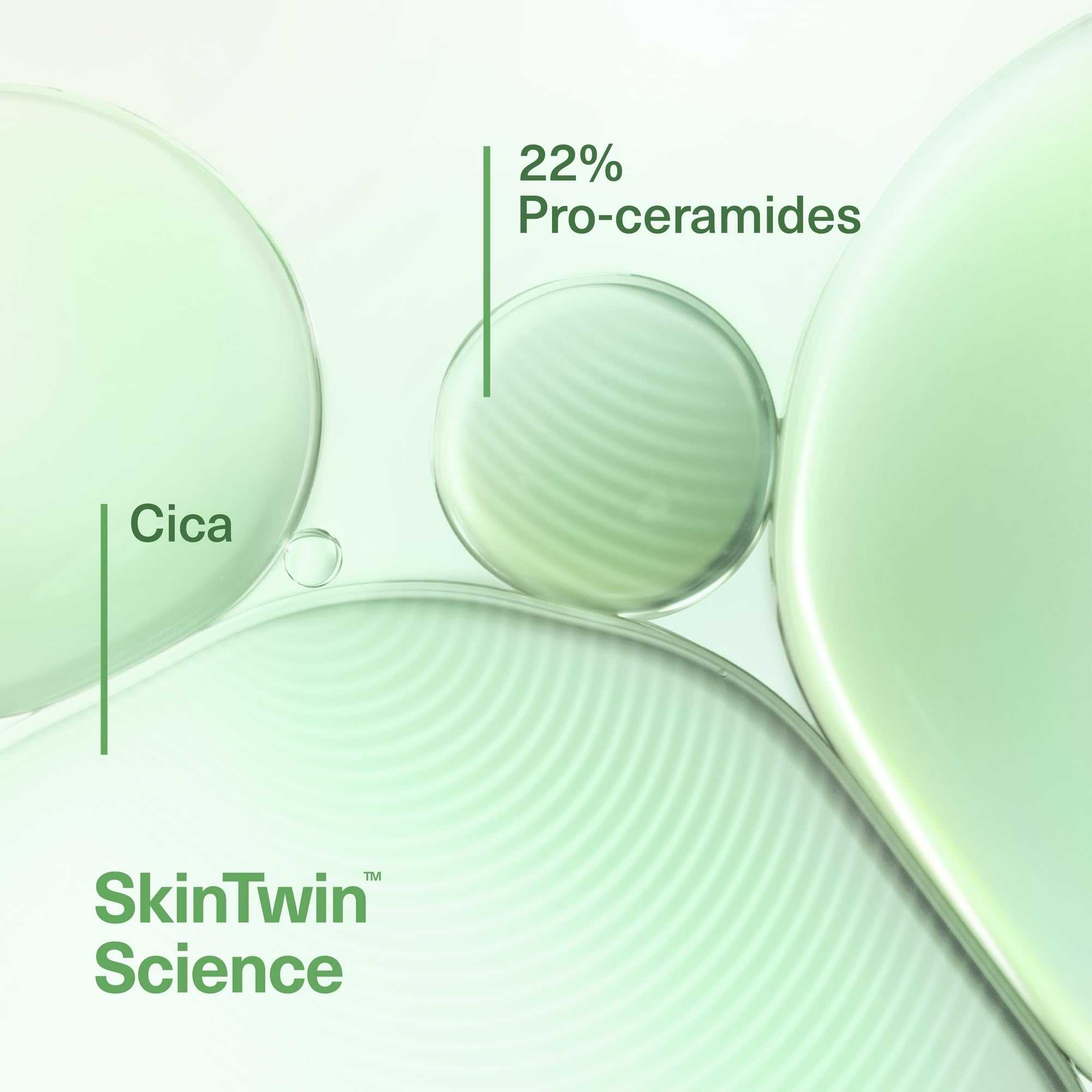 Simple Repair+ Gesichtscreme mit Pro-Ceramiden und Cica lindert Rötungen und 5