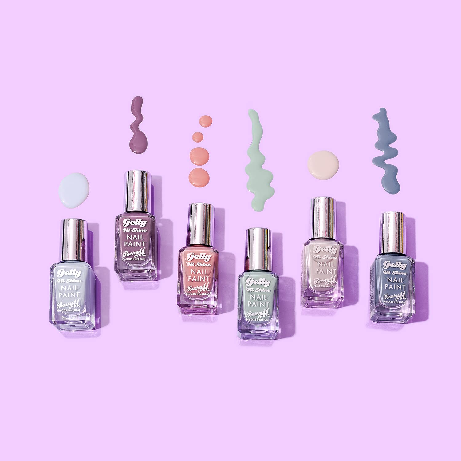 Barry M Cosmetics Gelly Nagellack, Hibiskus, Farbton Lila