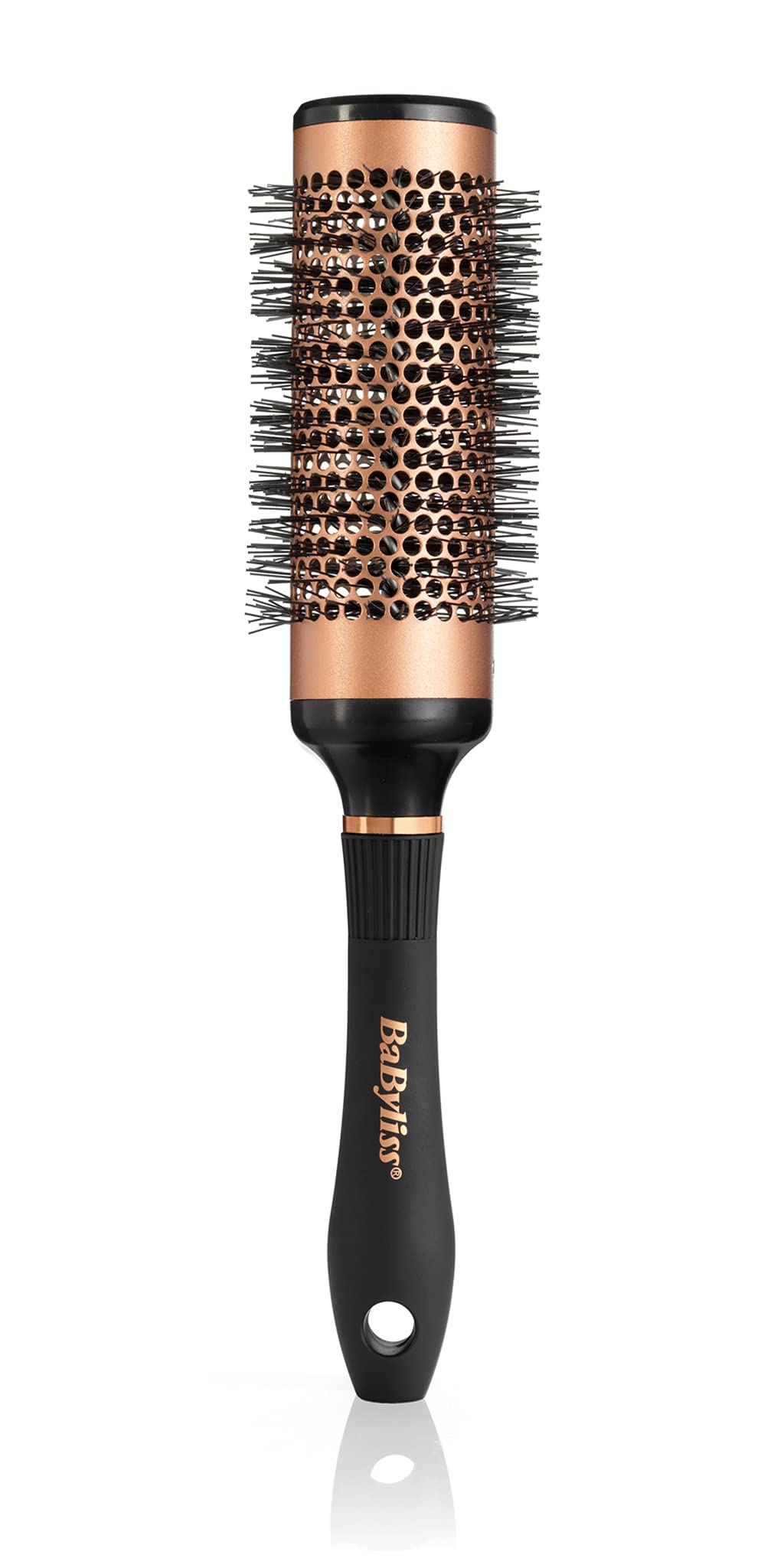 BaByliss Copper Round Hair Brush - Large Thermal 44mm Barrel for Blow Drying