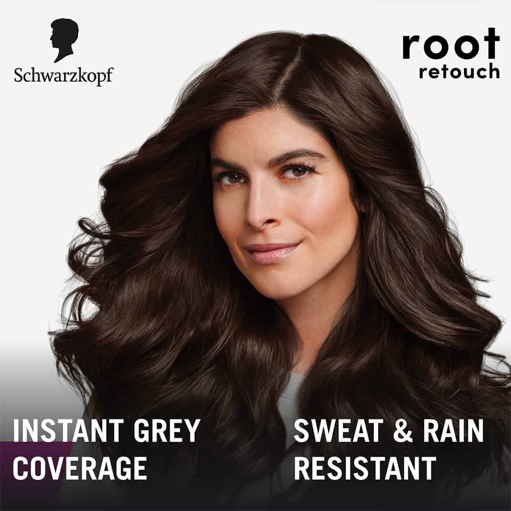 Schwarzkopf Root Retouch Hair Dye Black Temporary Root Touch Up Concealer Spray 3