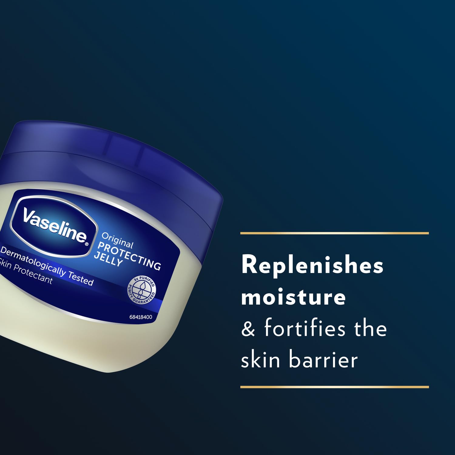 Vaseline Original Petroleum Jelly Feuchtigkeitscreme Hautpflege für rissige, trockene Haut 3