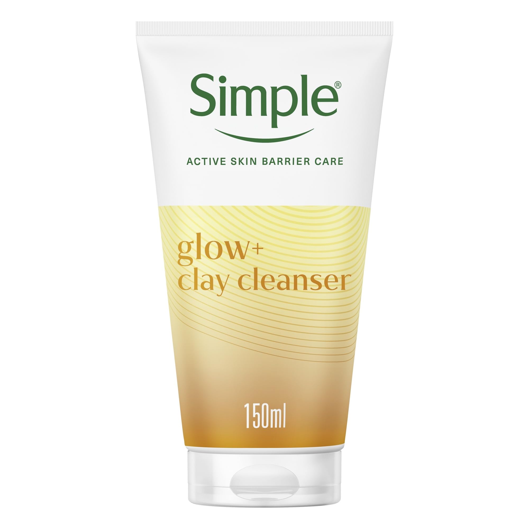 Simple Protect 'N' Glow Express Glow Clay Polish Cleanser hinterlässt ein natürliches Hautgefühl