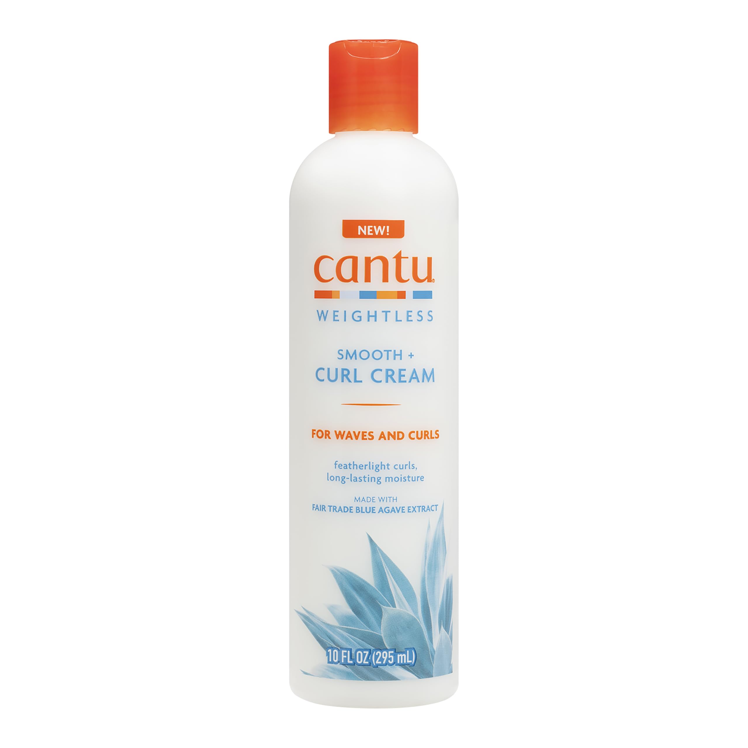 Cantu Weightless Smooth + Curl Cream for Waves and Curls 295ml