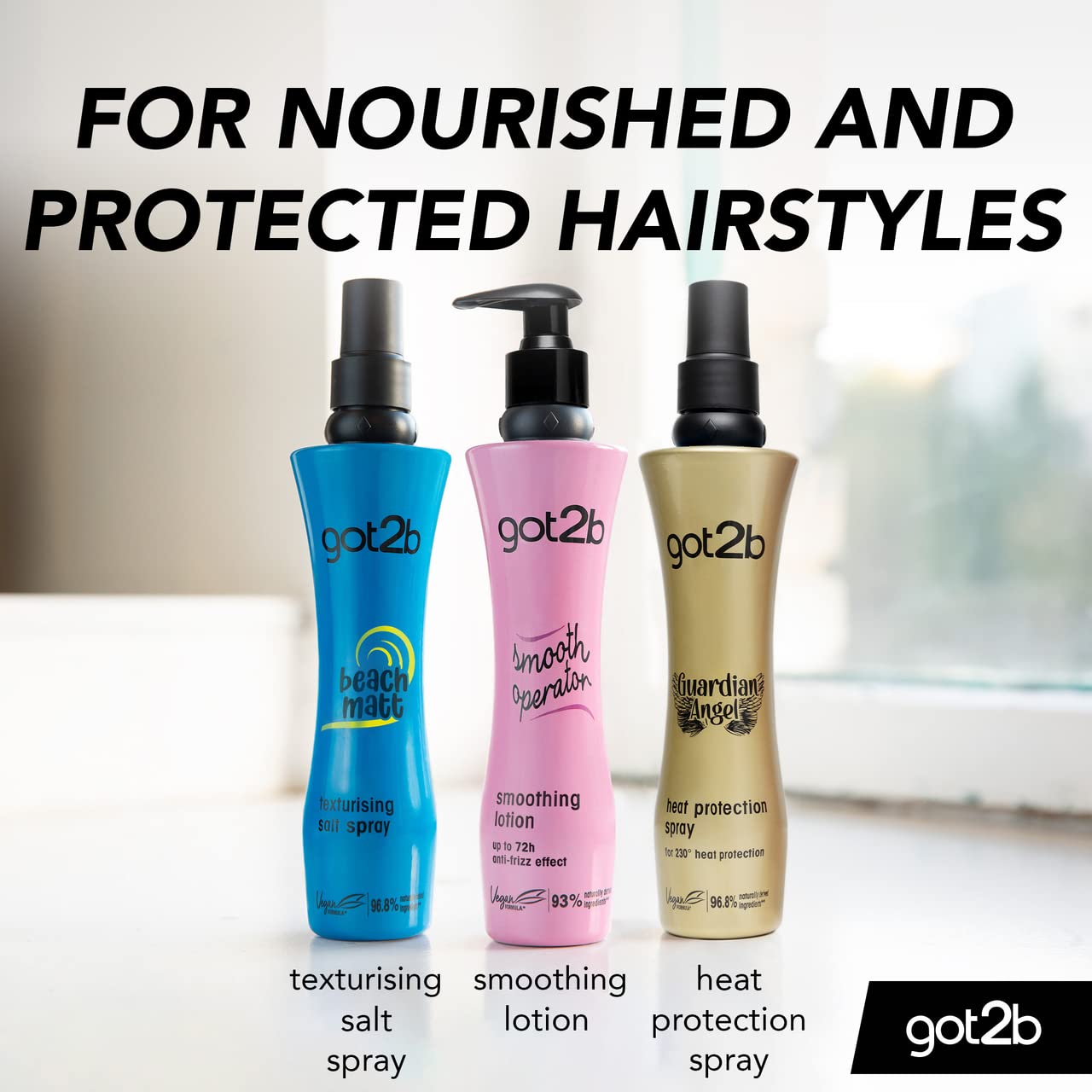Schwarzkopf got2b Guardian Angel Heat Protection Spray for 230° Styling 7