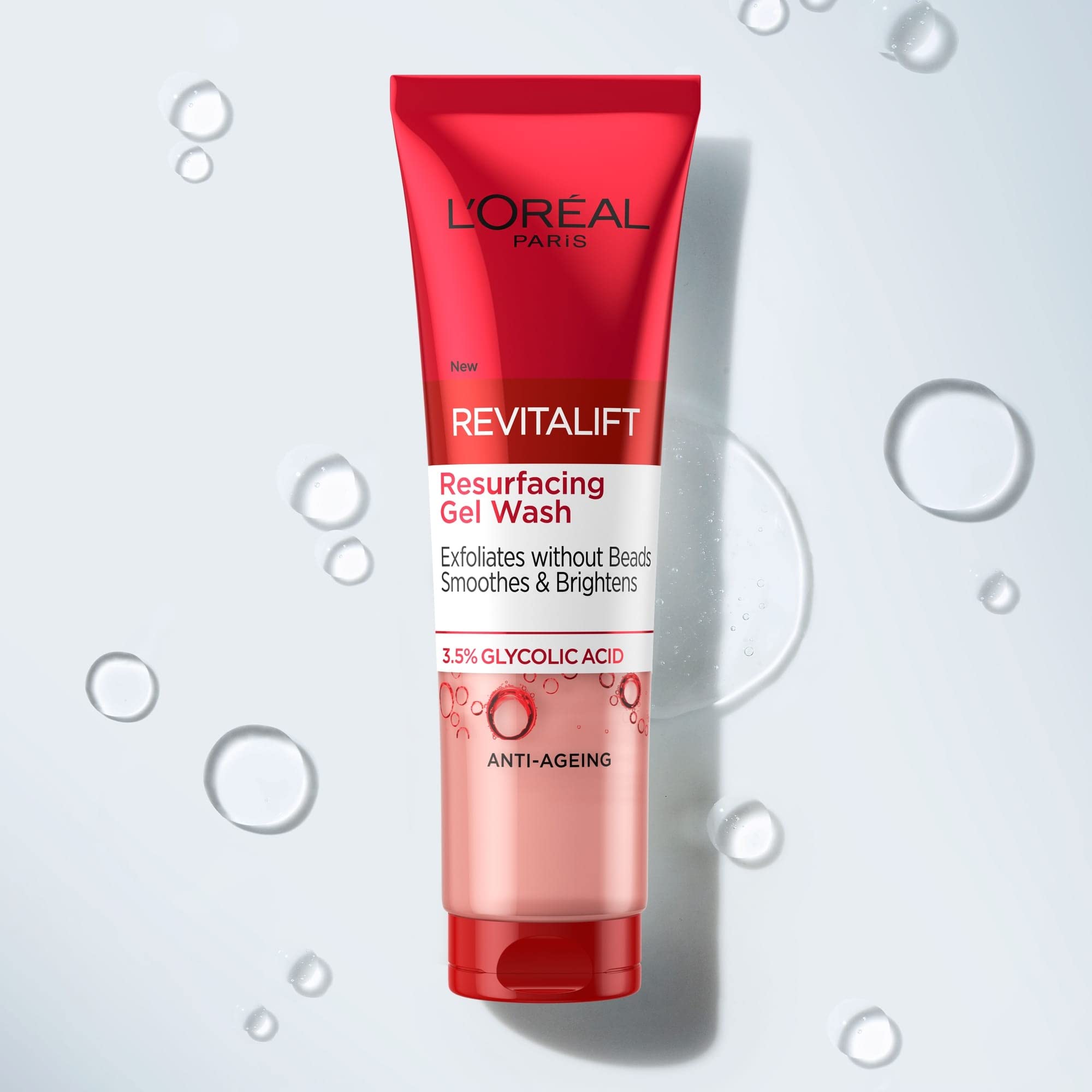 L'Oreal Paris Revitalift Glycolic Resurfacing Cleanser with 3.5% Glycolic Acid