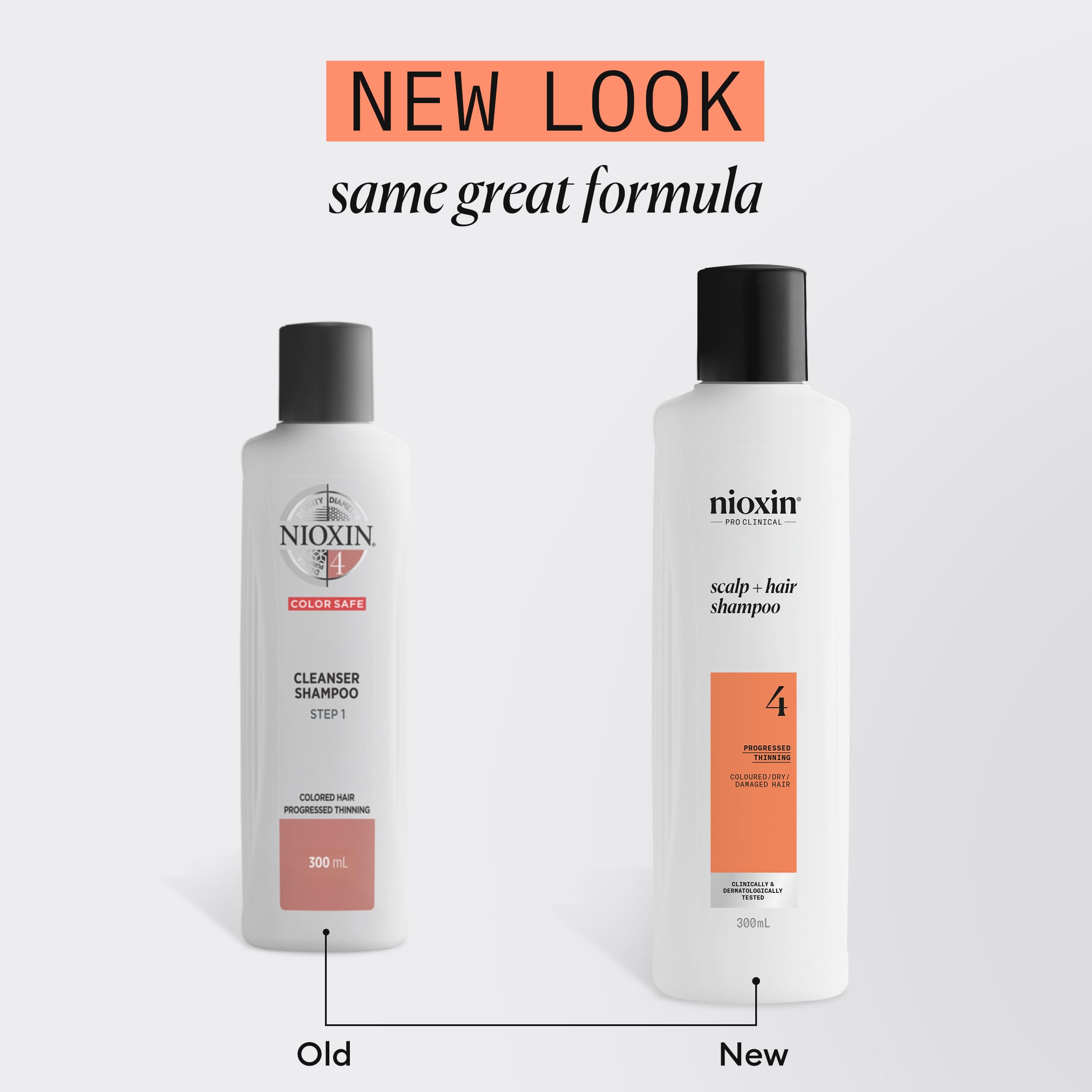 Nioxin System 4 Scalp + Hair Shampoo - Hair Thickening Shampoo For Coloured 9