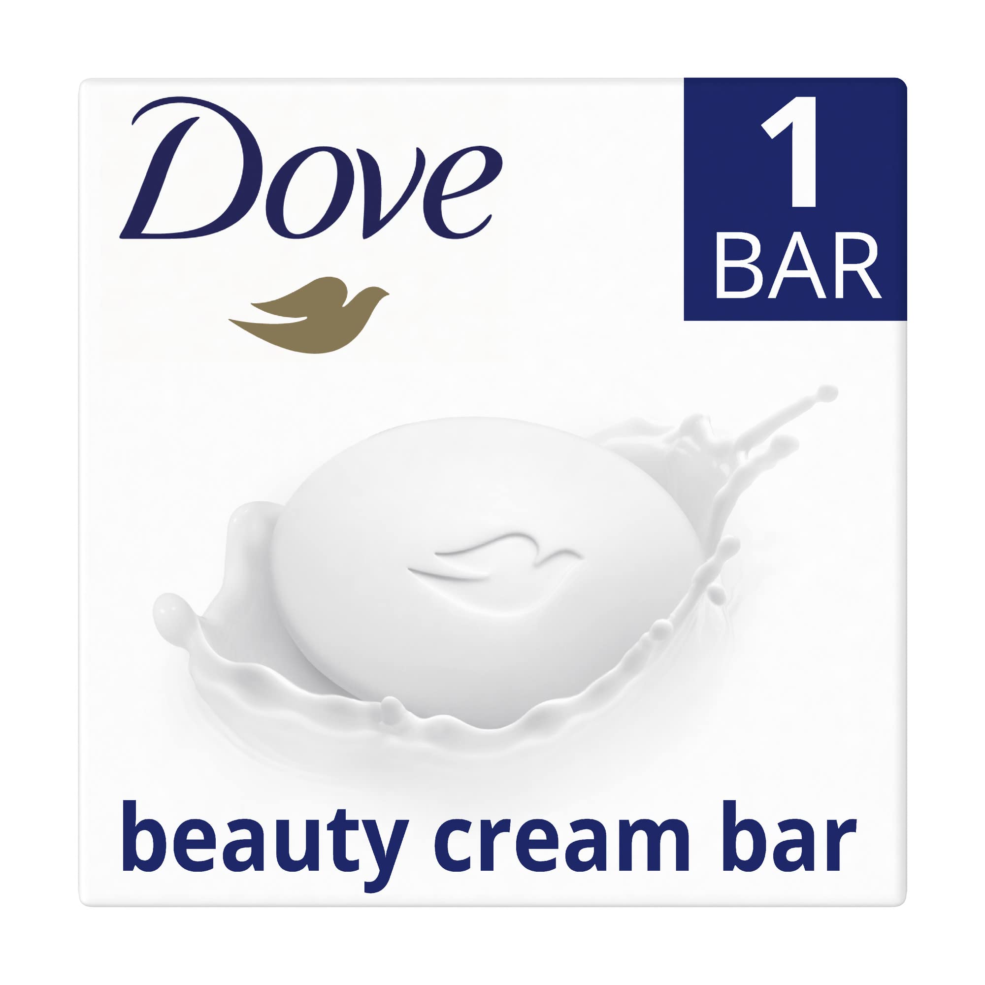 Dove Beauty Cream Bar Hand Soap with 1/4 Moisturising Cream for Soft Hands 90g