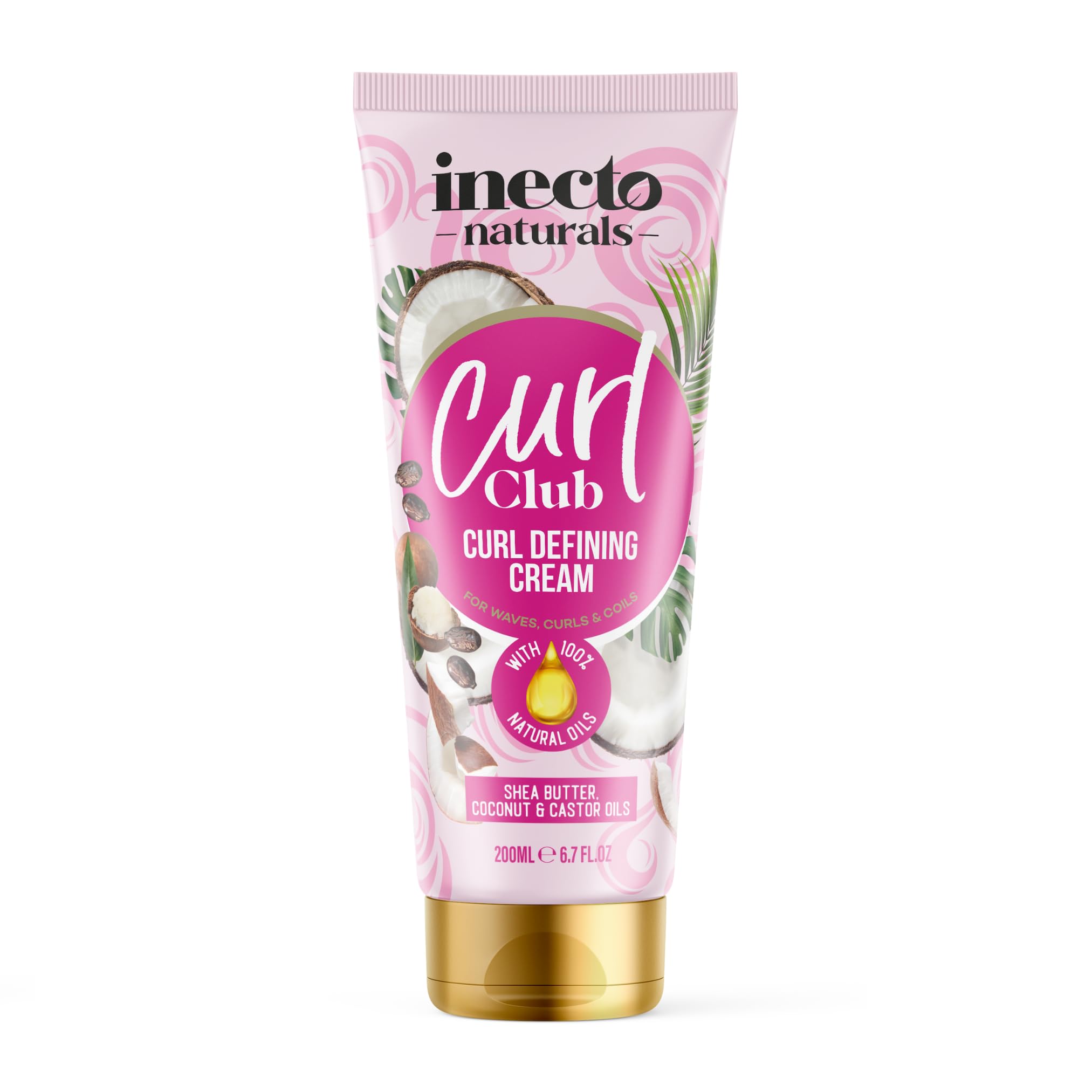 INECTO Curl Club Curl Defining Cream 200ml for All Curly Hair Types