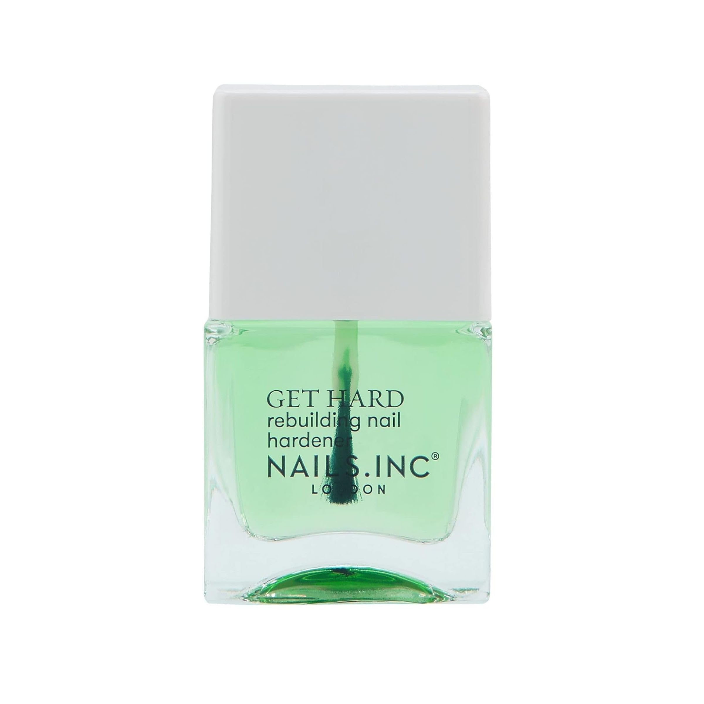 Nails.Inc Get Hard Base Coat: Retinol Infused Hardening Base Coat for Smooth, Chip-Resistant Nails (14ml)