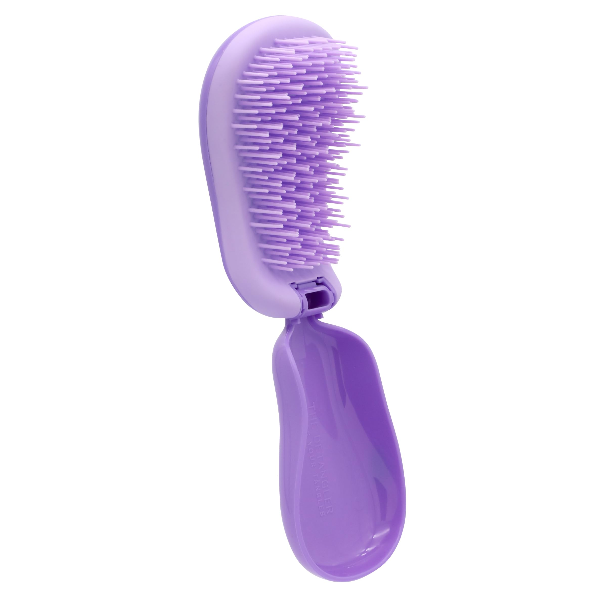 The Detangler On the Go Travel Detangling Hair Brush - Purple with 288 Pins 7