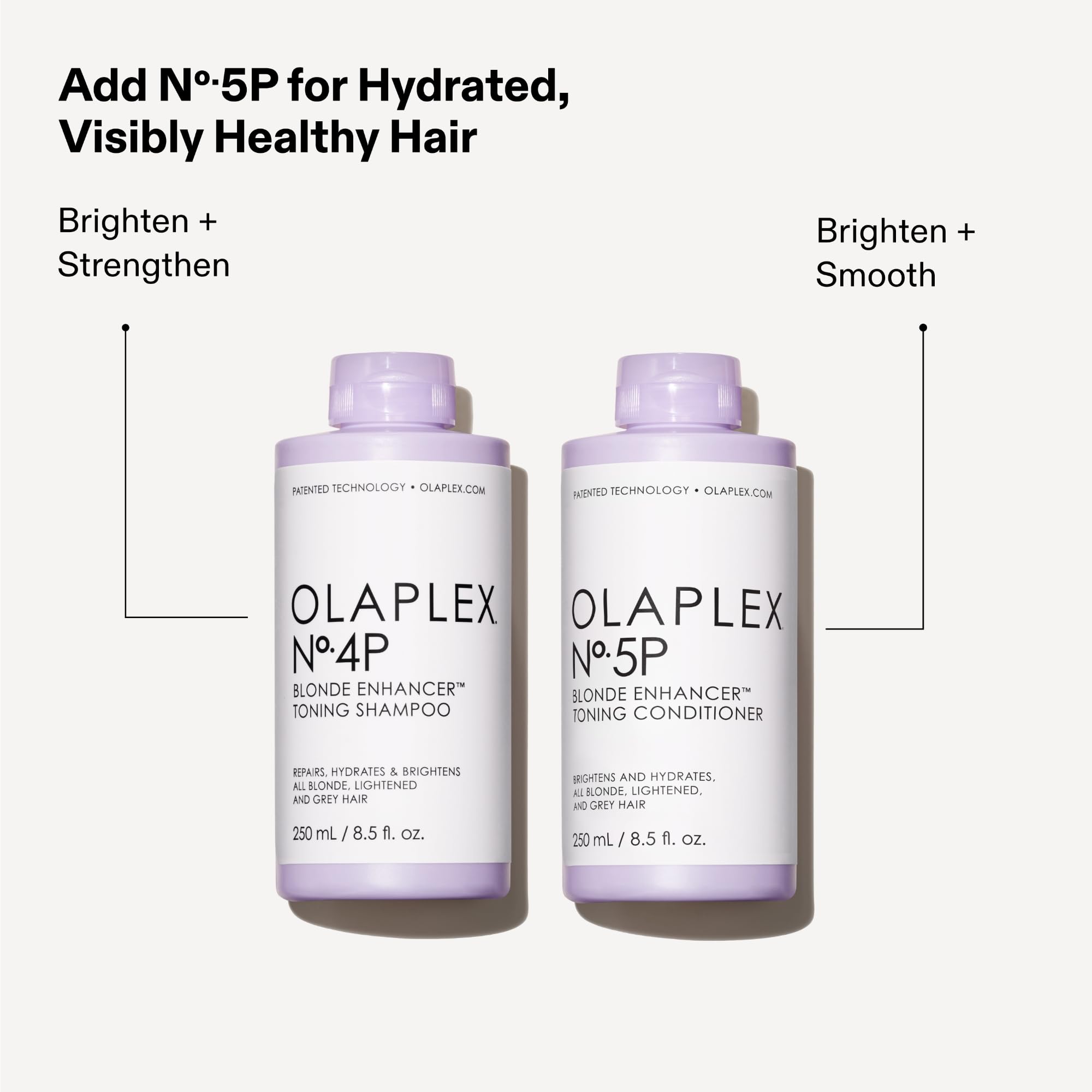OLAPLEX Nº. 4P Blonde Enhancer Purple Toning Shampoo for Brassiness Neutralization 7