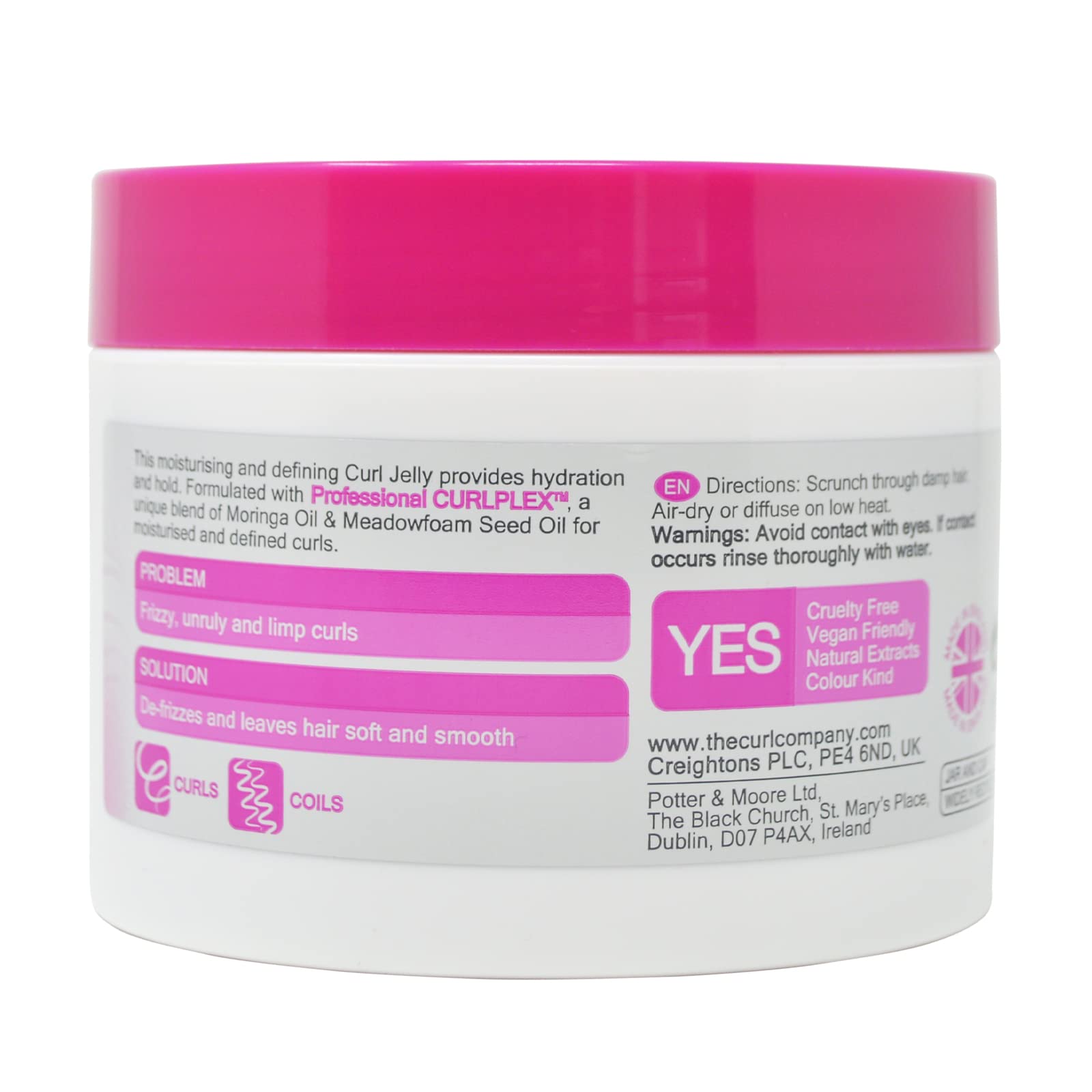 The Curl Company Moisturise & Define Curl Jelly for Hydration and Hold (300ml) 4