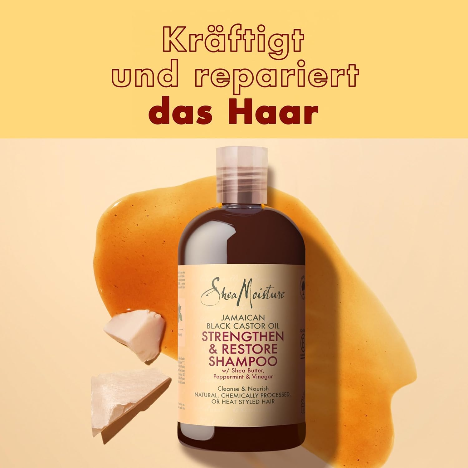 SheaMoisture Jamaican Black Castor Oil Strengthen & Restore Sulphate-Free Shampoo 384ml