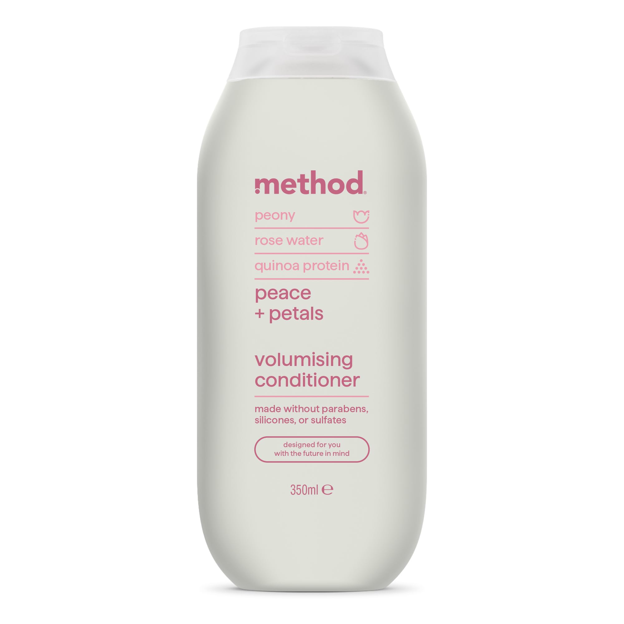 Method Volumising Conditioner, Peace and Petals with Peony, Rose Water & Quinoa