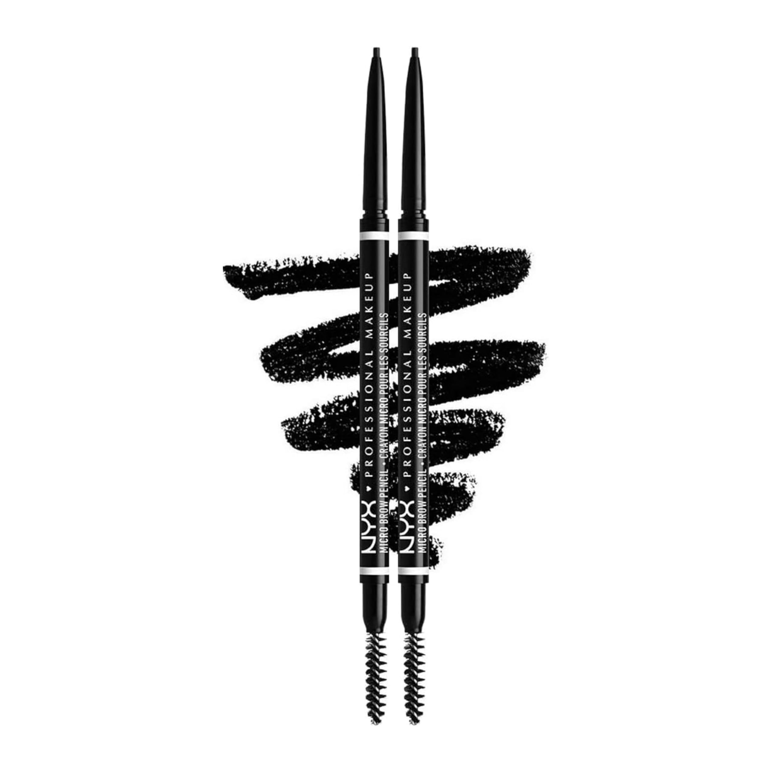 NYX Professional Makeup Micro Brow Pencil - Ultra Thin Retractable Brow Pencil with Spoolie