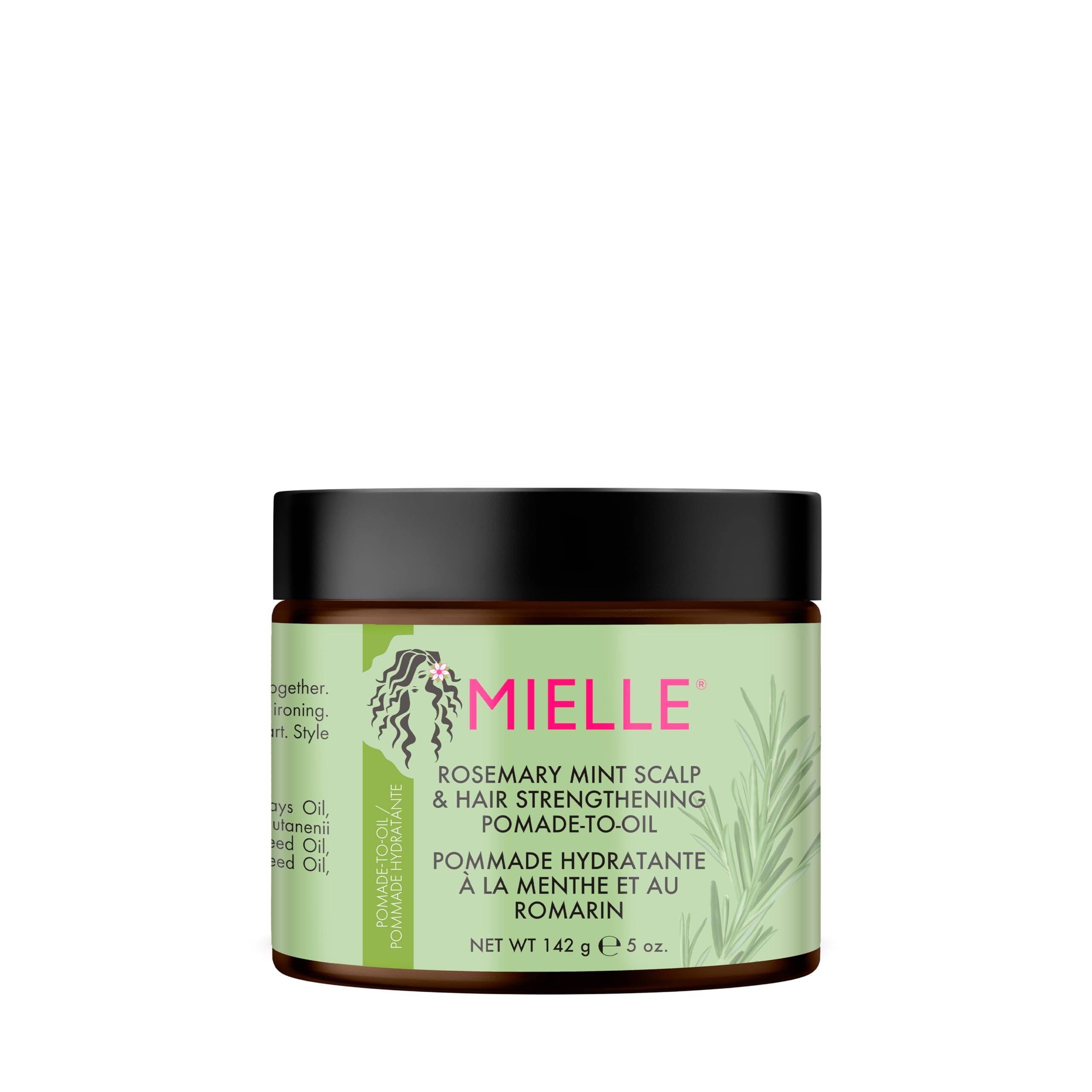 Mielle Rosemary & Mint Hair Pomade-to-Oil for Conditioning and Style Lock