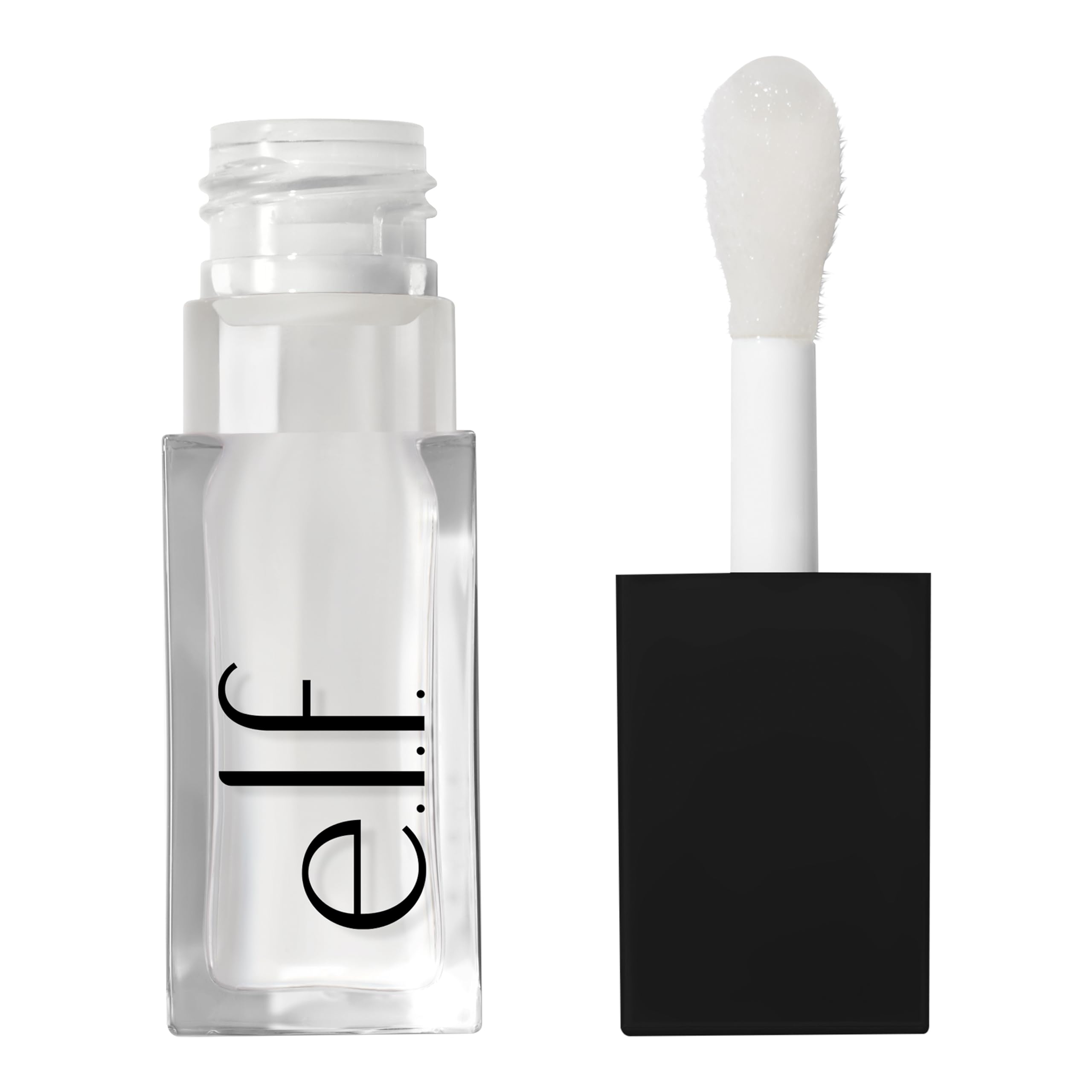 e.l.f. Glow Reviver Lip Oil - Nourishing Tinted High-Shine Finish with Jojoba Oil, Crystal Clear