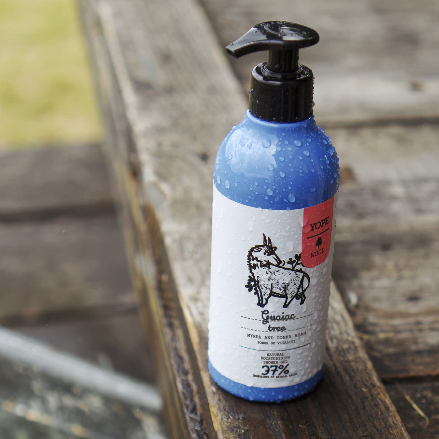 YOPE Natural Shower Gel with Myrrh, Guaiac, and Guarana Extract 3