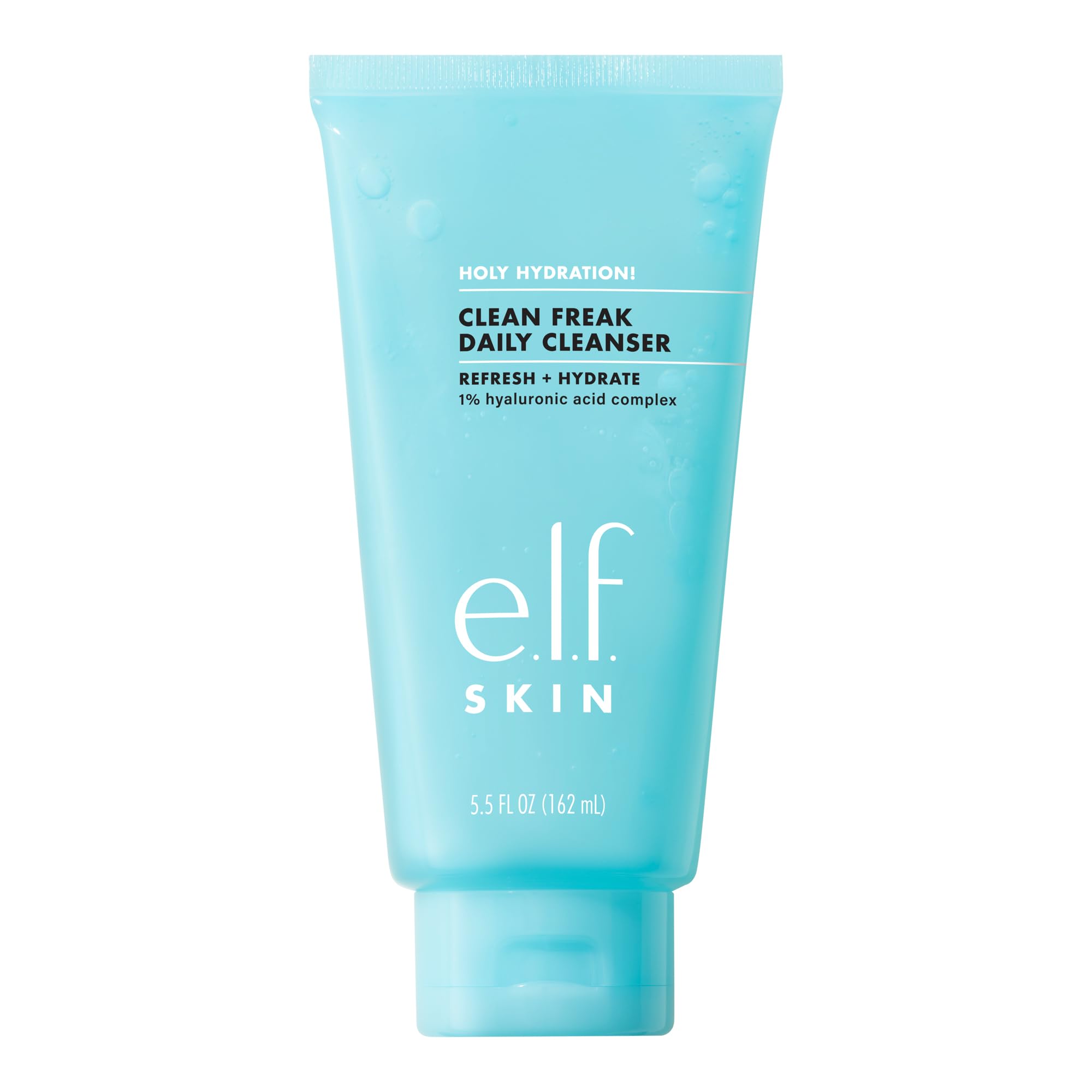 e.l.f. SKIN Holy Hydration! Clean Freak Daily Cleanser with Hyaluronic Acid