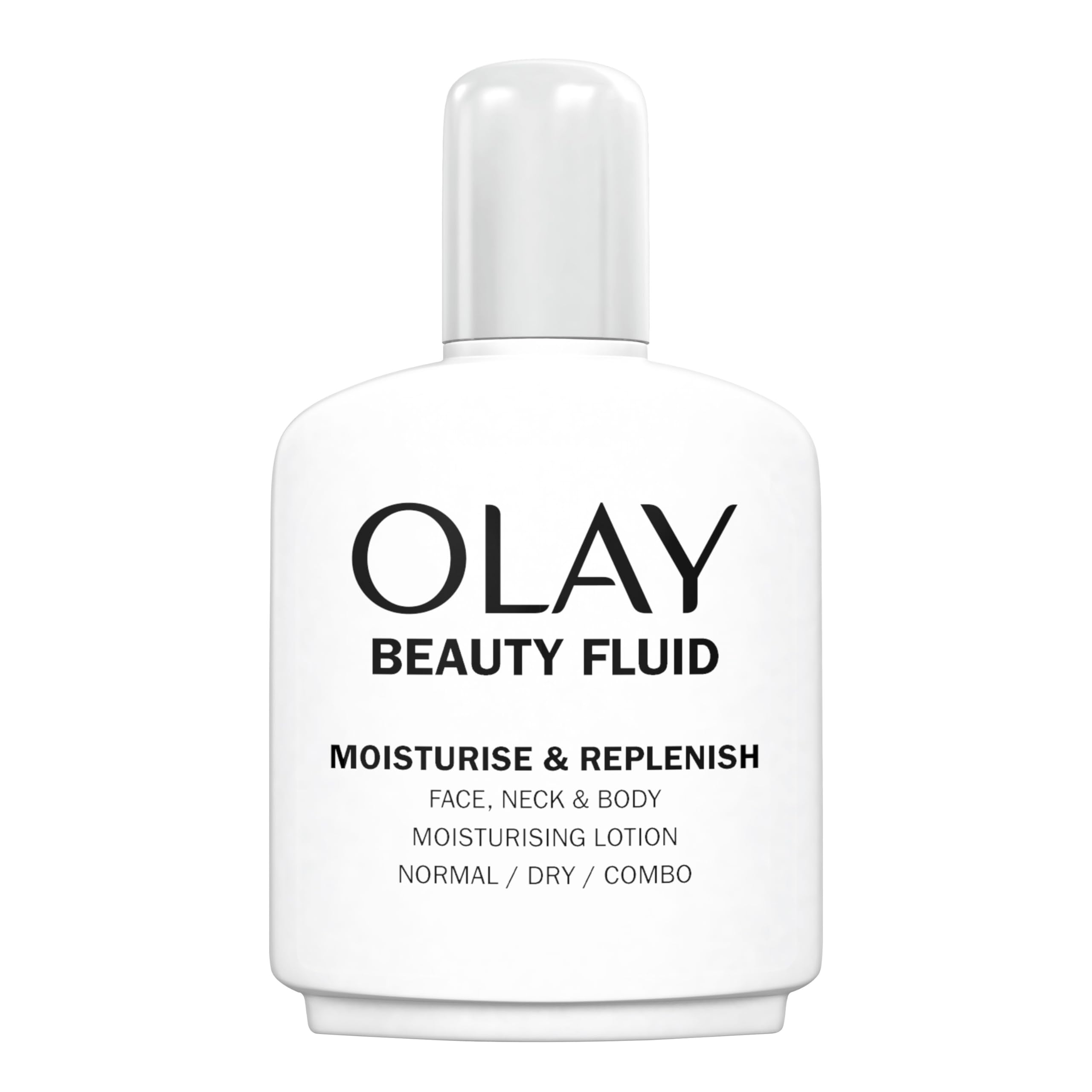 Olay Beauty Fluid Moisturise & Replenish Lotion for Face, Neck, and Body 100ml