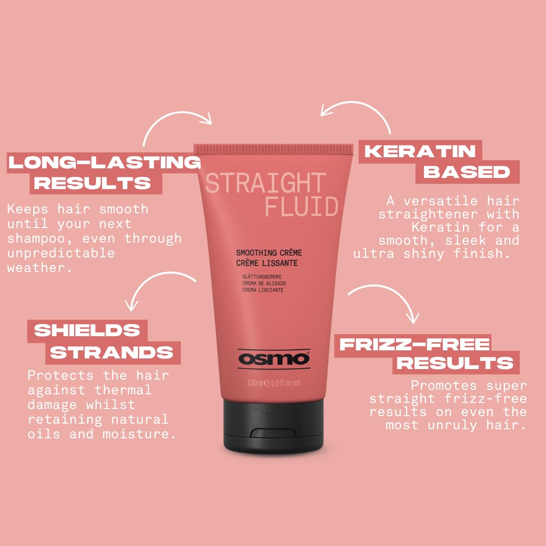 Osmo Keratin Straightening Fluid for Frizz Control and Heat Protection