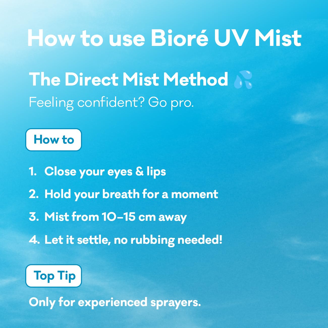 Bioré Aqua Rich UV Invisible Face Mist SPF 50, 60ml - Lightweight Sun Protection 5