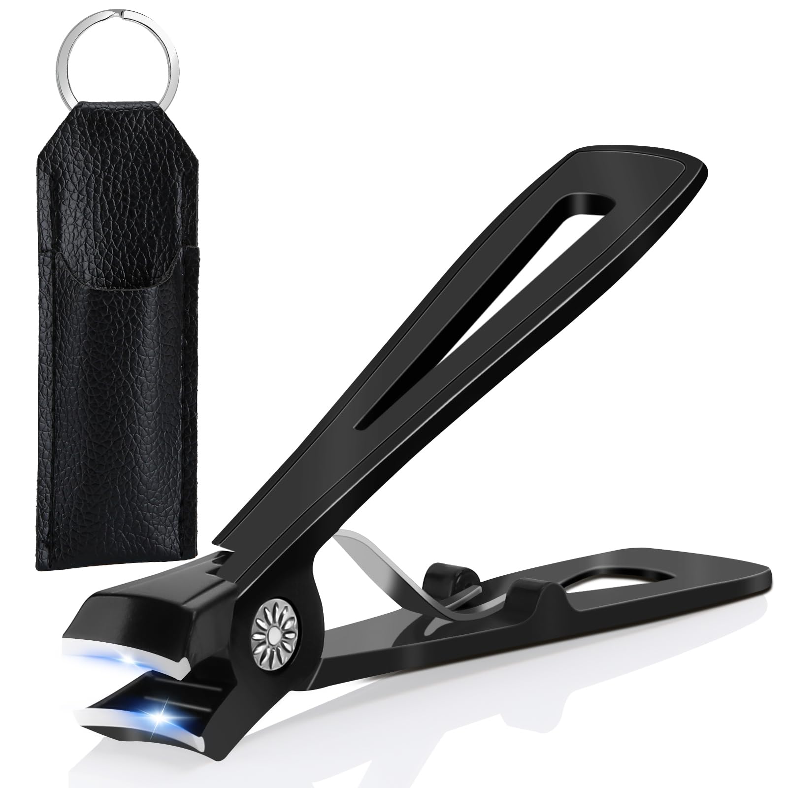 Euqvunn Heavy Duty Stainless Steel Toenail Clippers with 15mm Wide Opening