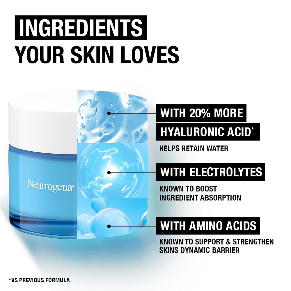 Neutrogena Hydro Boost Water Gel Moisturiser with Hyaluronic Acid & Trehalose for Dry Skin - 50 ml 4