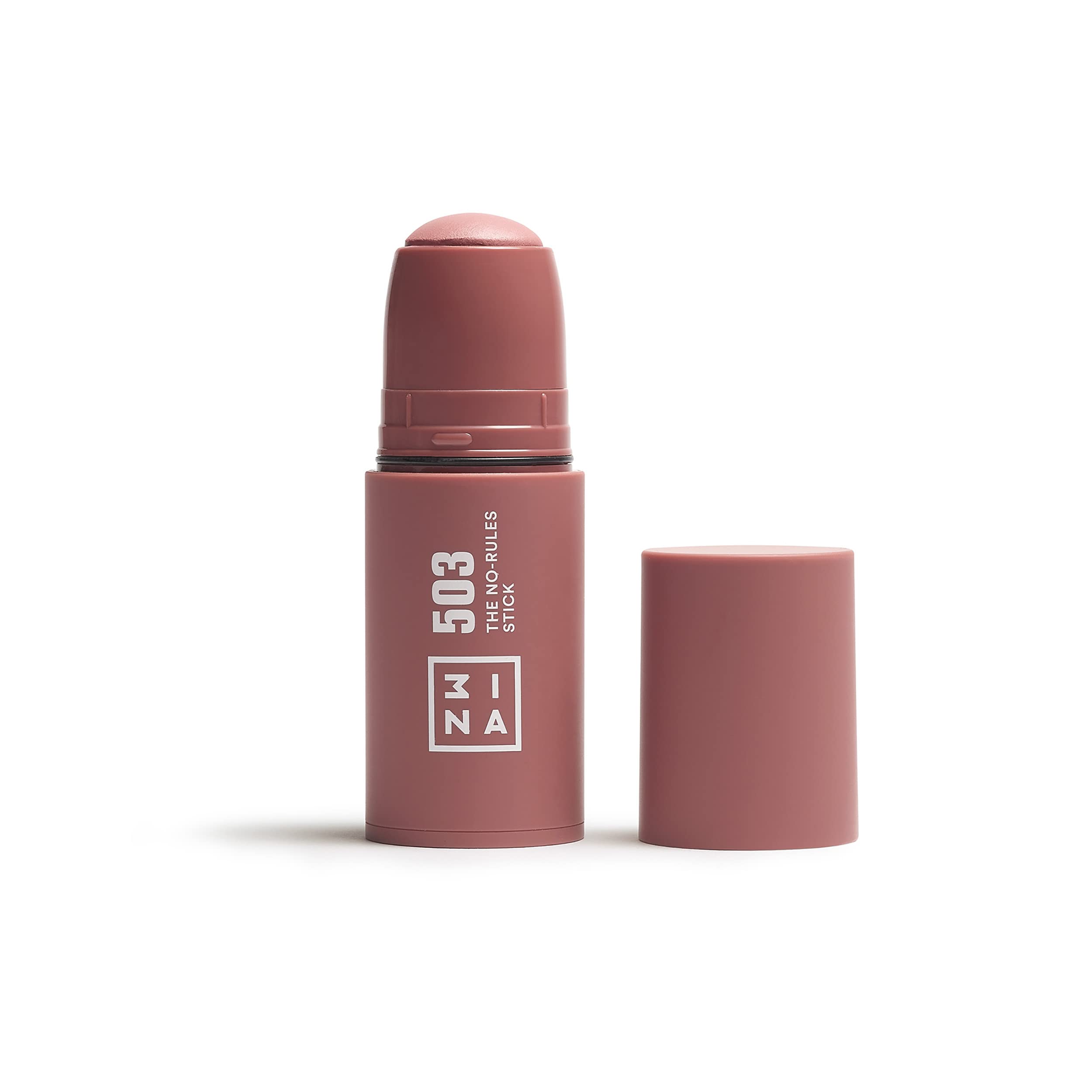 3INA The No-Rules Stick 503 Nude Blush Matte Cream for Eyes, Lips & Cheeks with Hyaluronic Acid