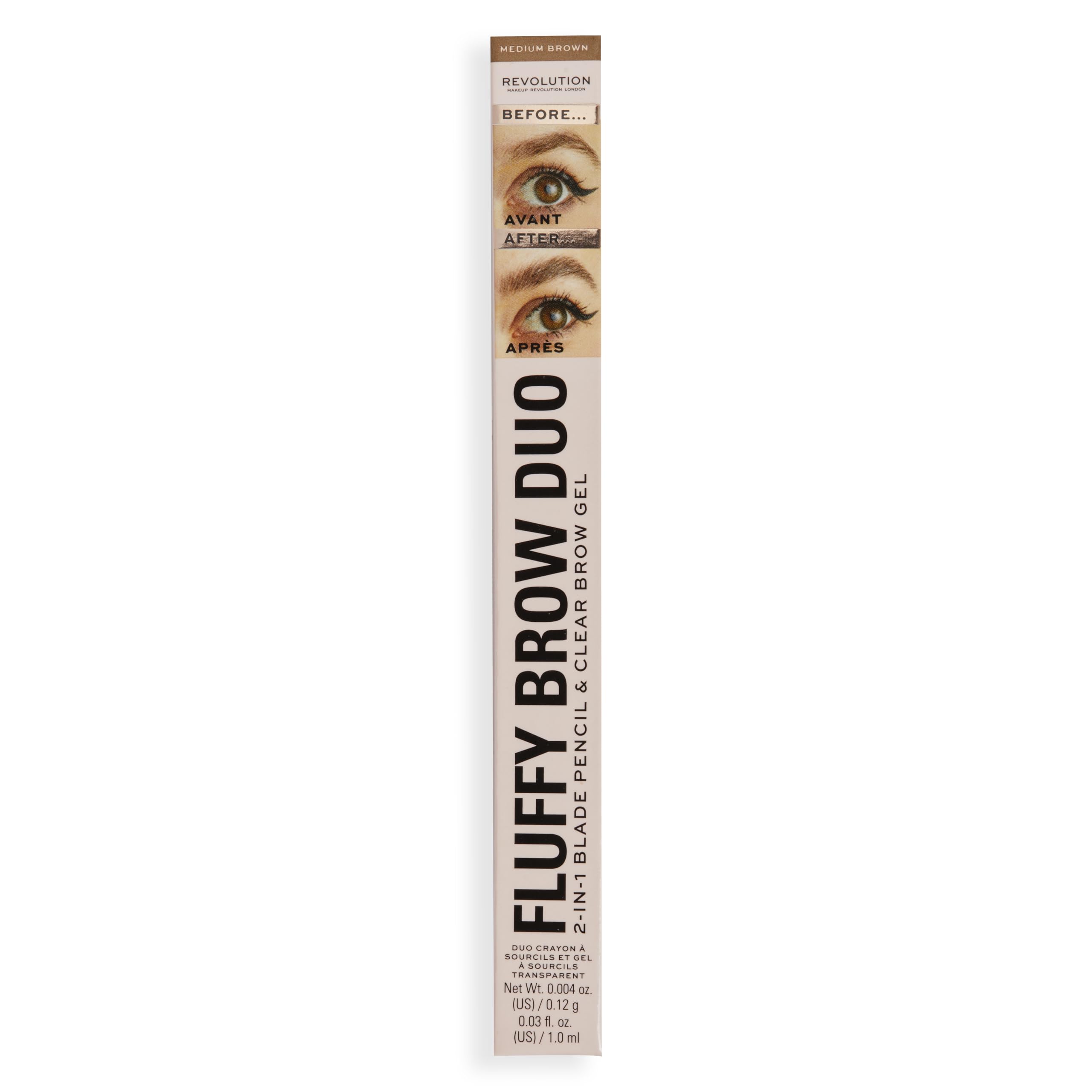 Makeup Revolution Fluffy Brow Filter Duo - Brow Pencil & Eyebrow Gel 8