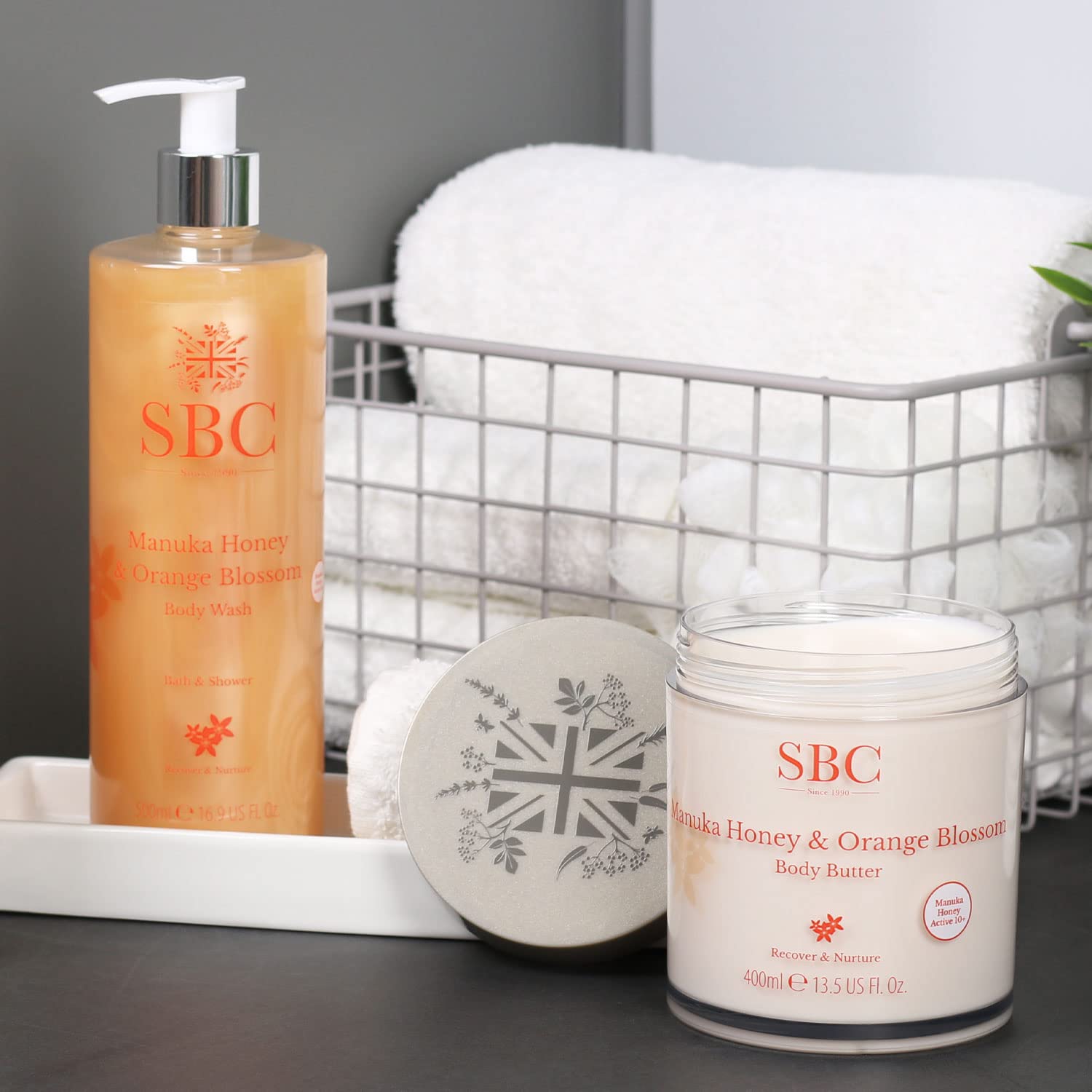 SBC Skincare Manuka Honey & Orange Blossom Body Butter - 400ml 3