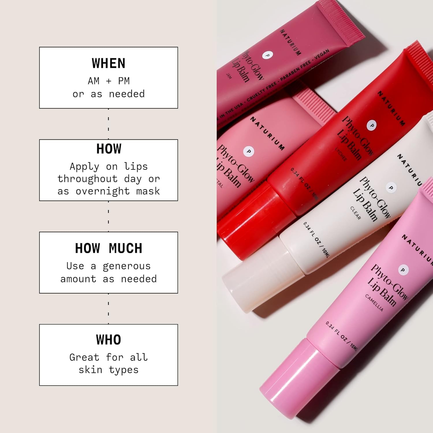 Naturium Phyto-Glow Lip Balm with Shea Butter & Squalane for Sheer Colour 3