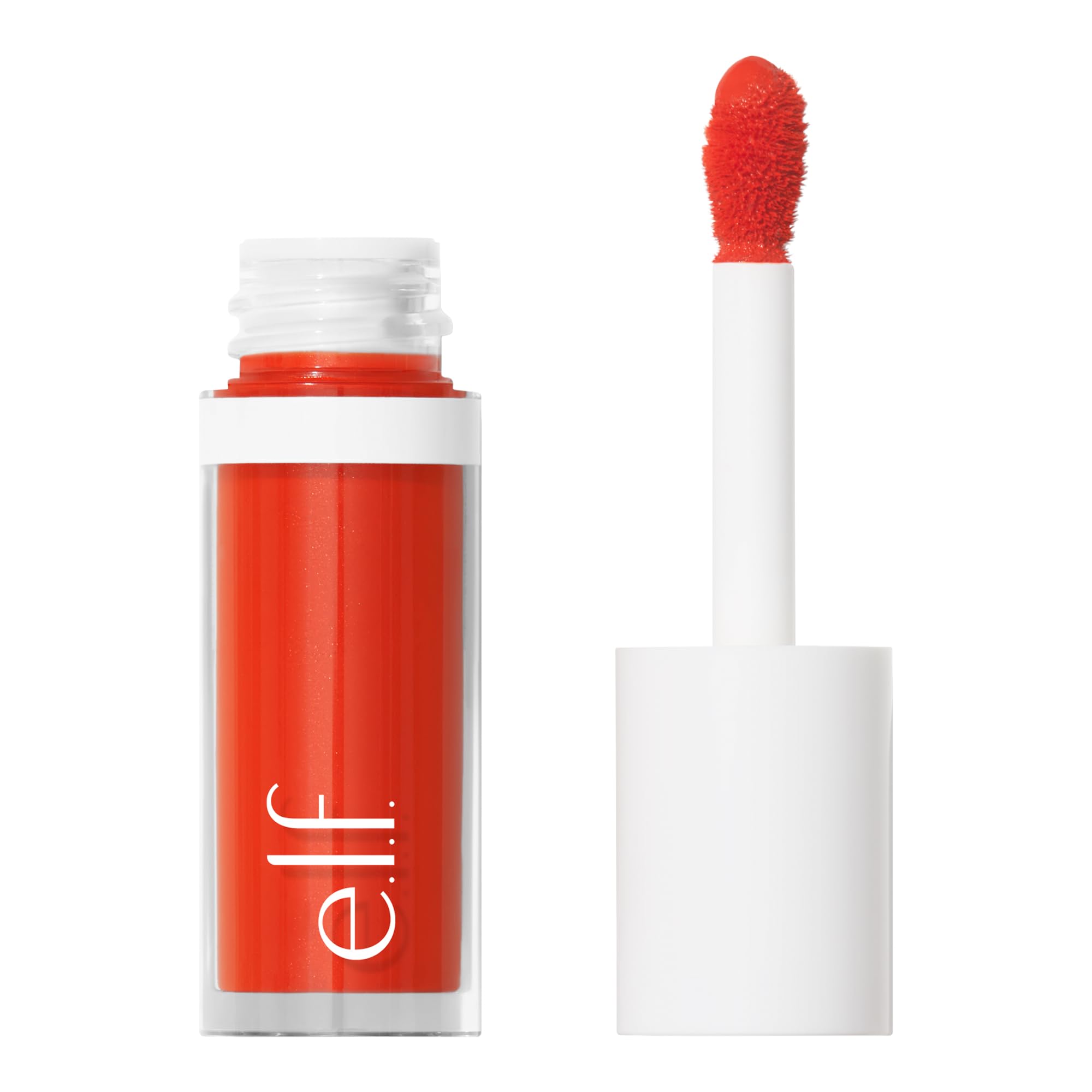 e.l.f. Camo Liquid Blush - High-Pigment, Long-Lasting Dewy Finish, Gorg Orange