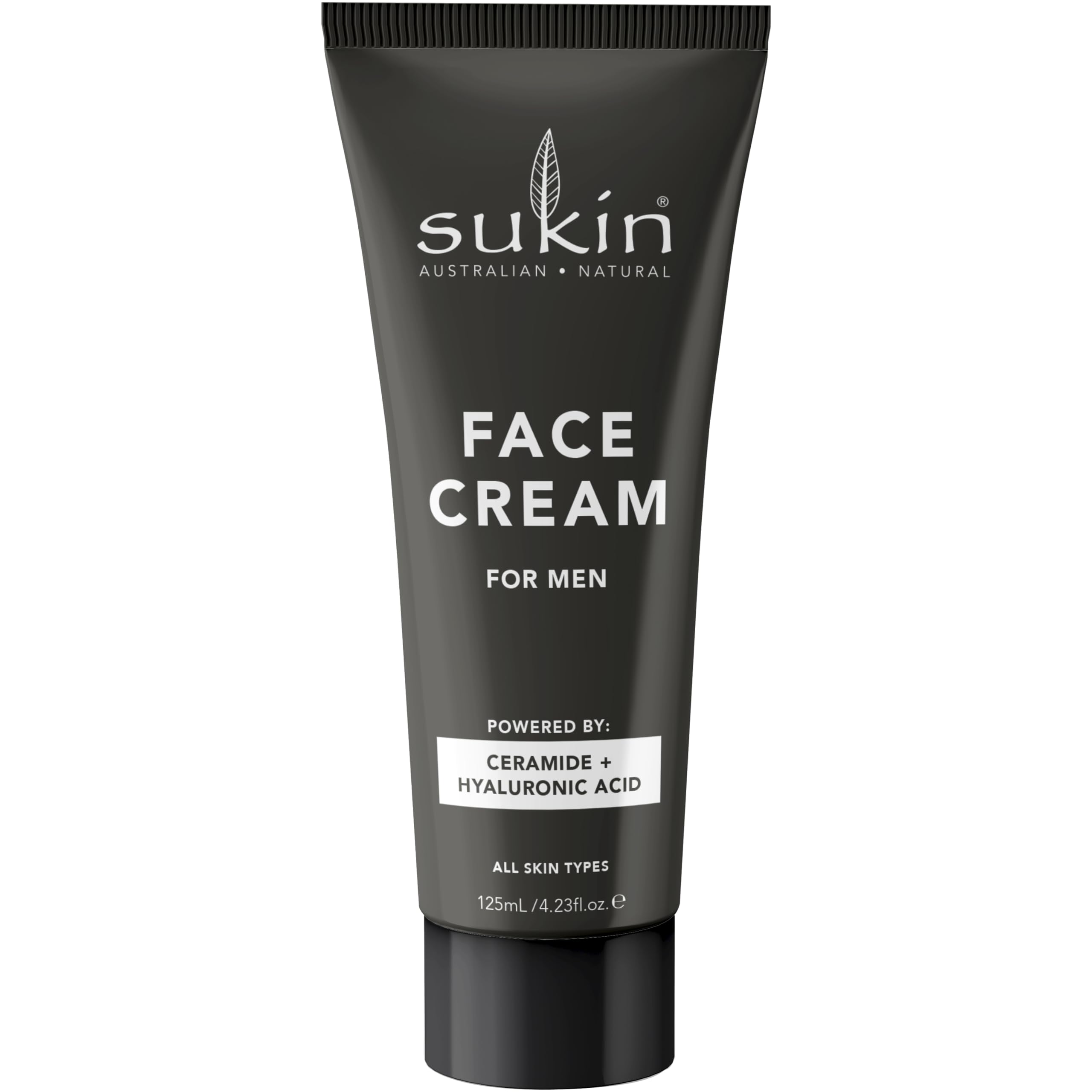 Sukin Men's Face Cream with Ceramides, Hyaluronic Acid, Coconut & Jojoba Oils