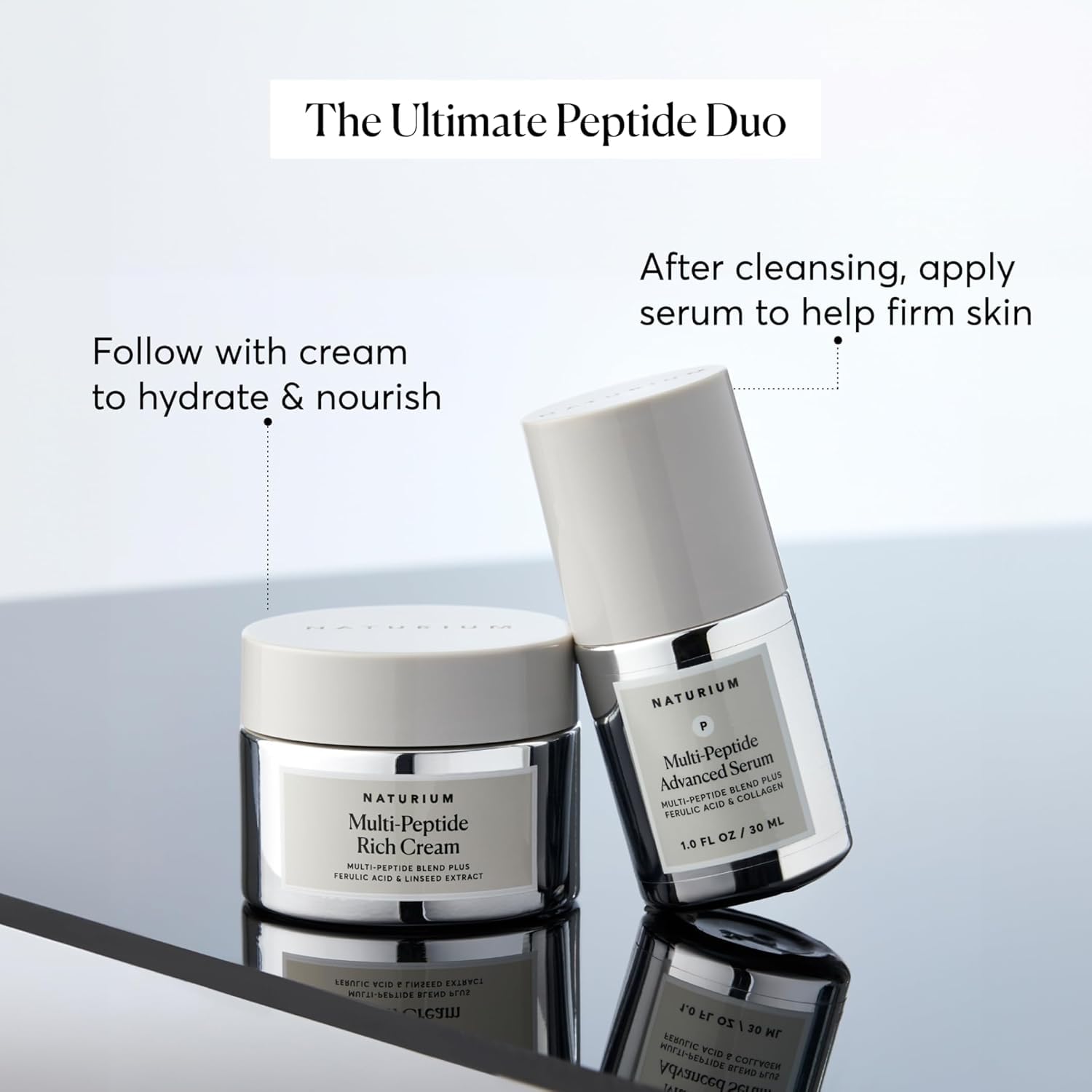 Naturium Multi-Peptide Reichhaltige Creme | Nährende Feuchtigkeitscreme für das Gesicht, für glatte Haut 7