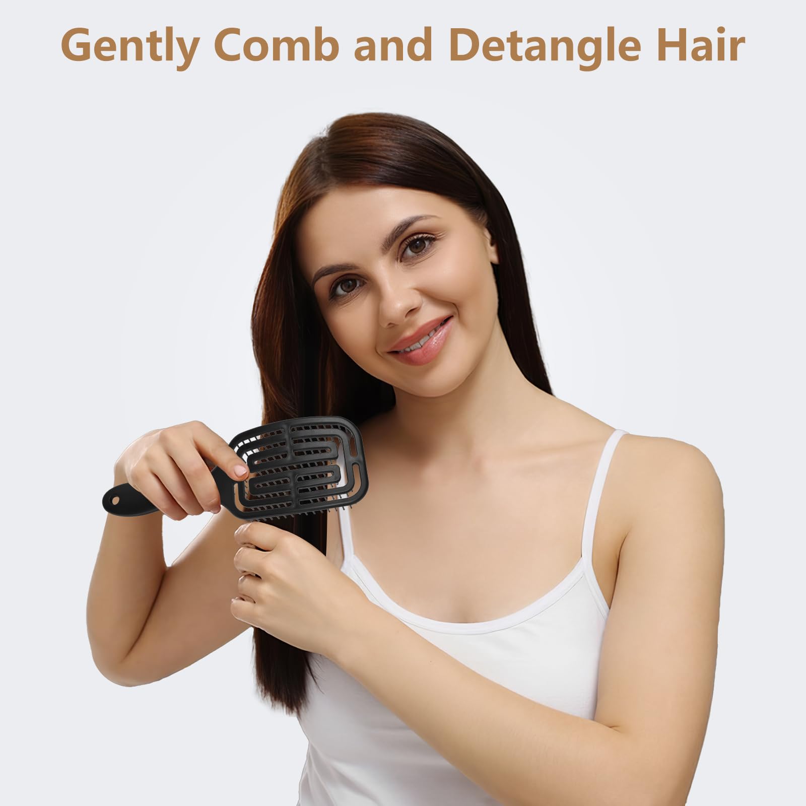 Oderra Ergonomic Anti-Breakage Hairbrush for Wet or Dry Hair 6