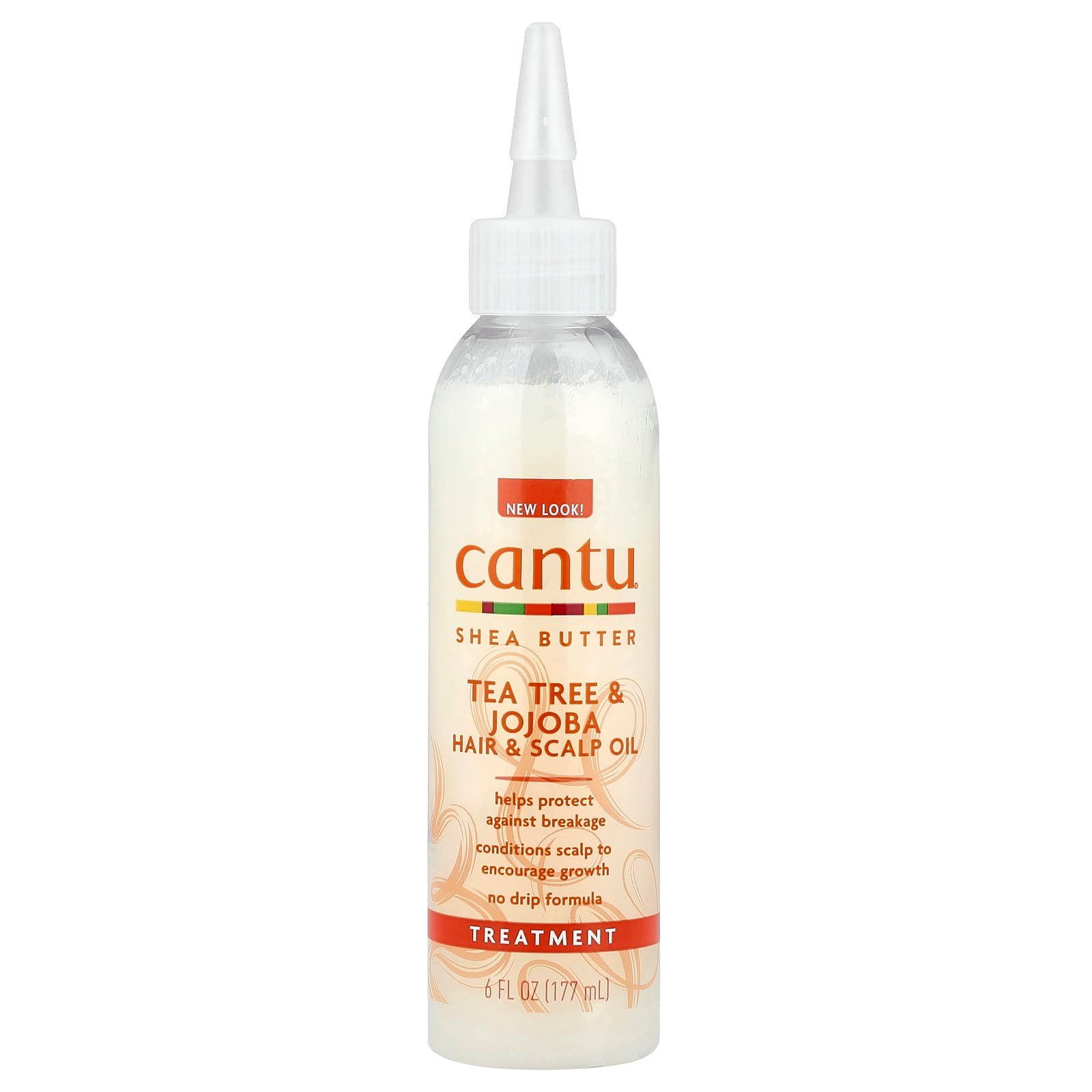 Cantu Shea Butter Tea Tree & Jojoba Hair & Scalp Oil for Stronger Hair, 180 ml