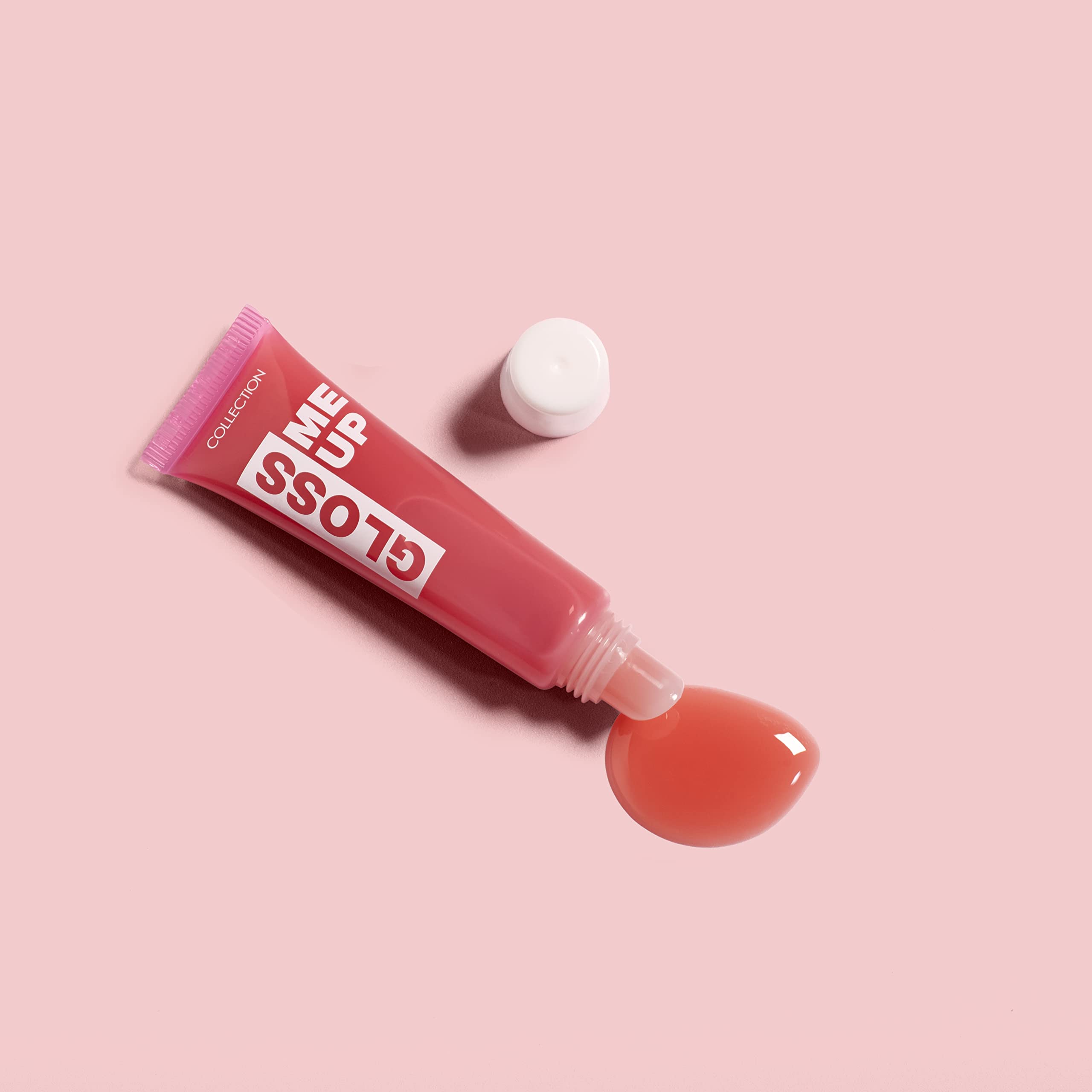 Collection Cosmetics Lasting High-Shine Gloss Me Up Lip Gloss, Pink, Lychee Scented, 10ml 3