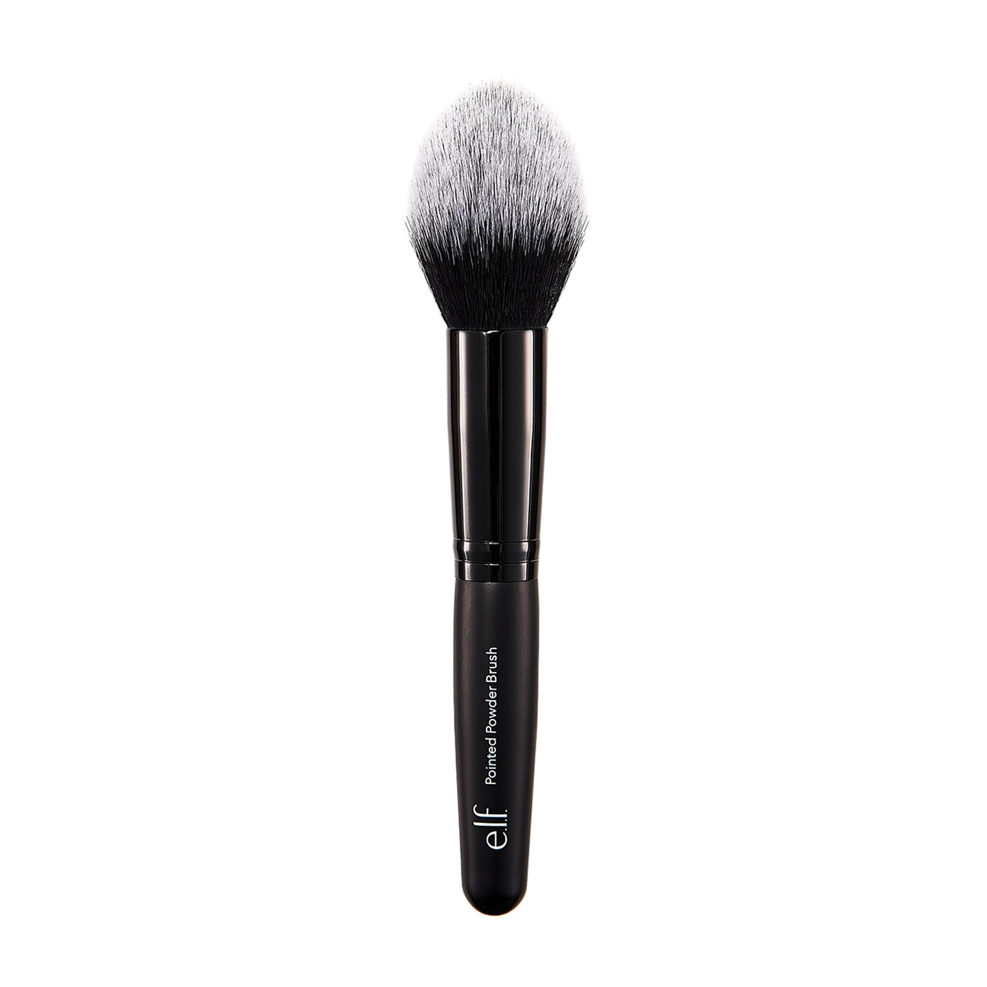 e.l.f. Pointed Powder Brush - Vegan Makeup Tool with Tapered End for Flawless Application