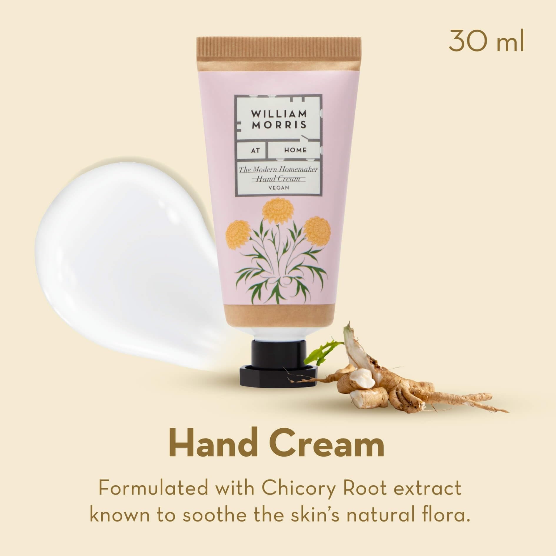 WILLIAM MORRIS AT HOME Hand Cream & Lip Balm Set with Brother Rabbit Pouch 5