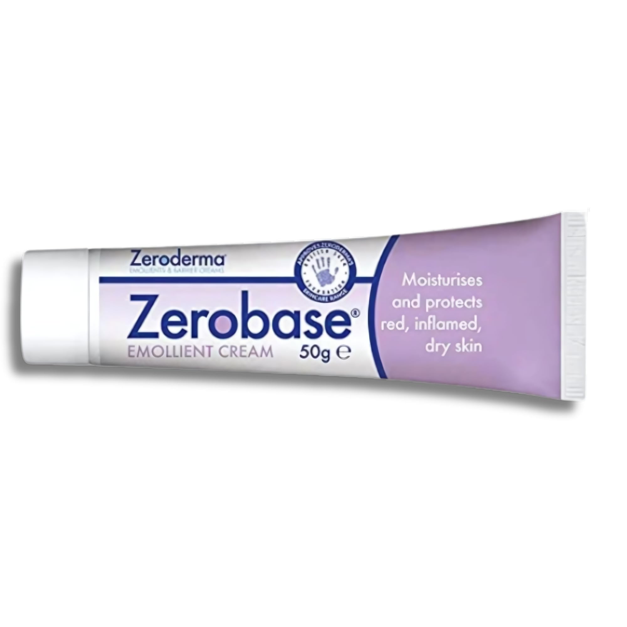 Zeroderma Zerobase Emollient Cream 2-in-1 Moisturiser & Soap Substitute for Dry Skin