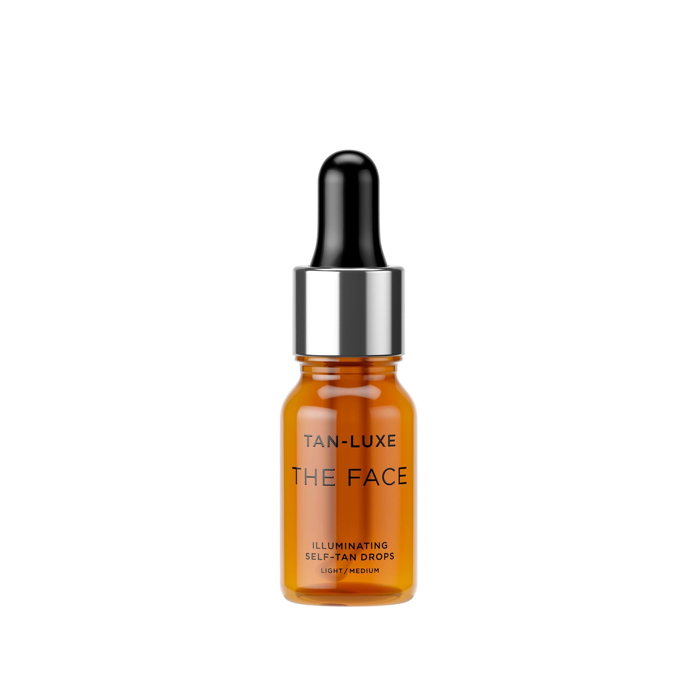TAN-LUXE THE FACE Self Tanning Drops for Custom Face Tan, Light/Medium (10 ml)