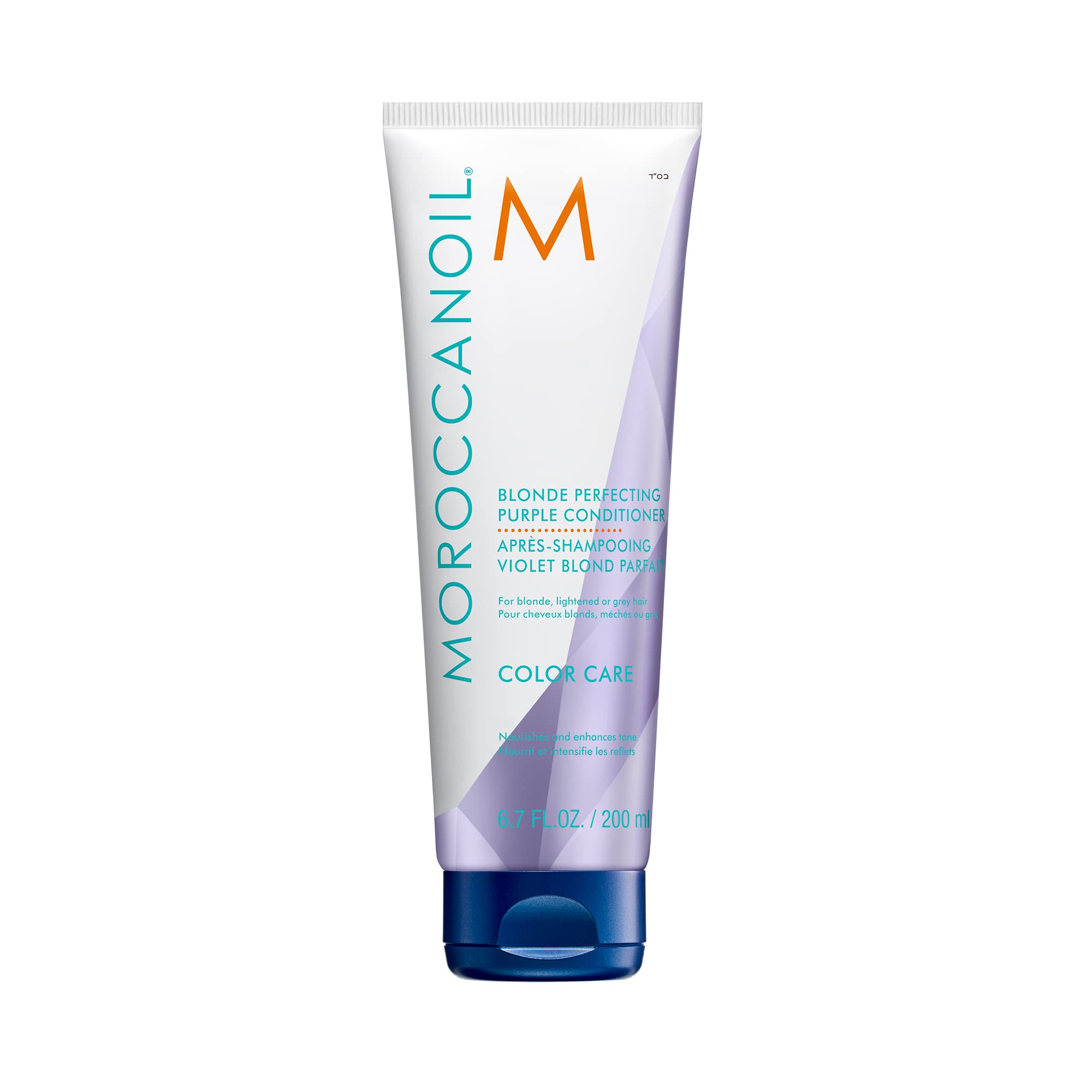 Moroccanoil Blonde Perfecting Purple Conditioner 200ml for Blonde, Lightened, and Grey Hair