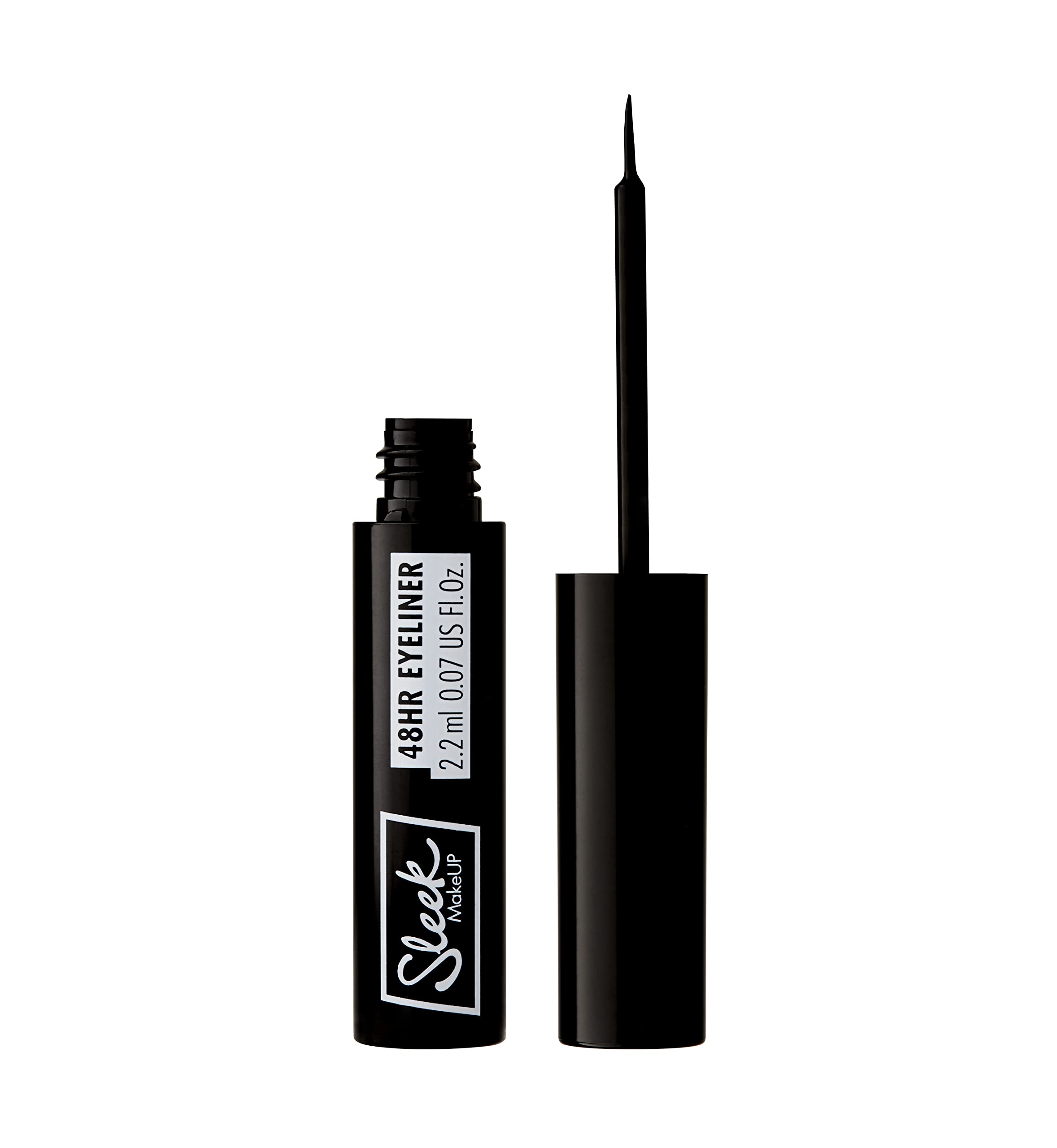 Sleek MakeUP 48HR Liquid Eyeliner - Intense Matte Black, Waterproof & Smudgeproof