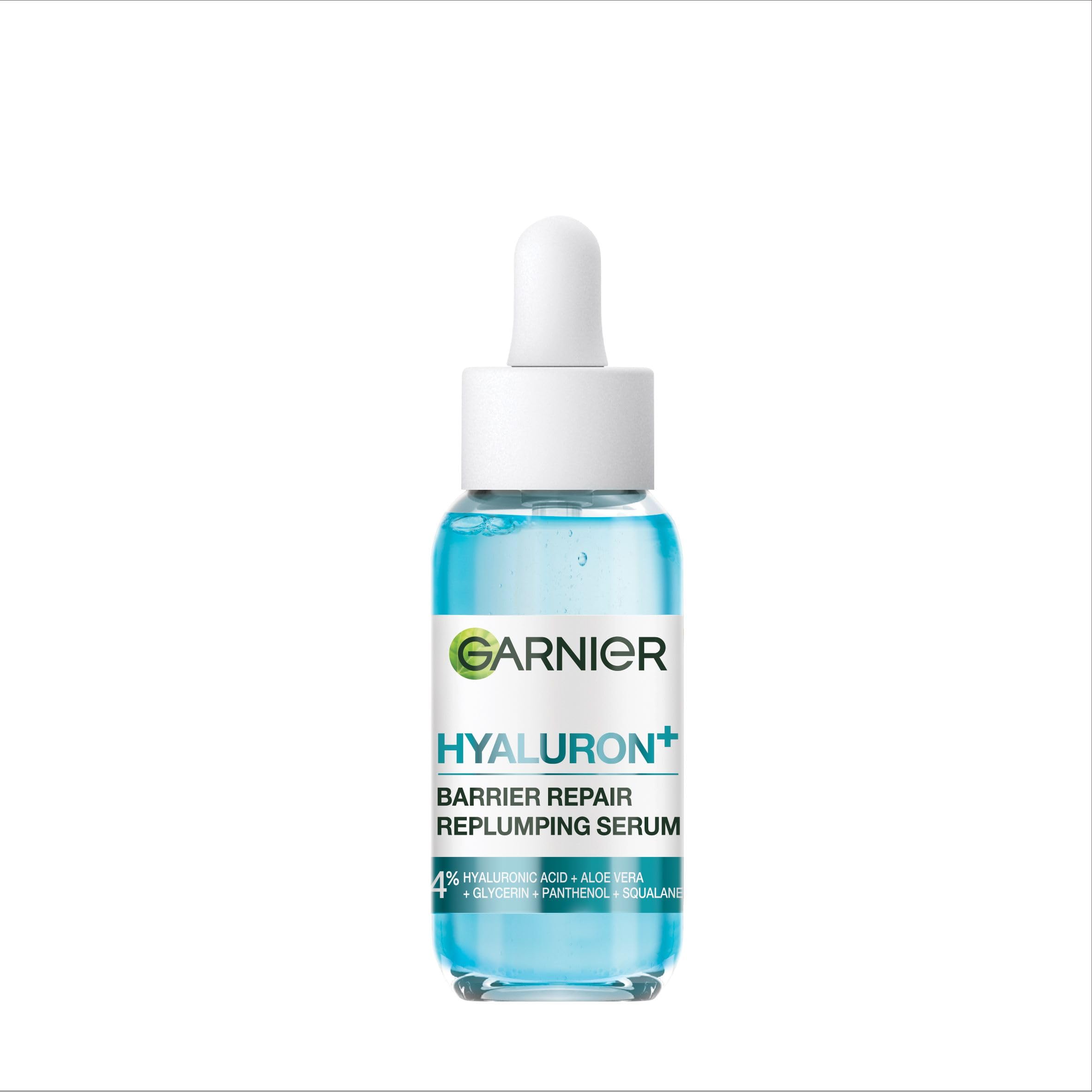 Garnier Hyaluron+ Barrier Repair Replumping Serum with 3% Hyaluronic Acid, Aloe & Glycerin, 30ml