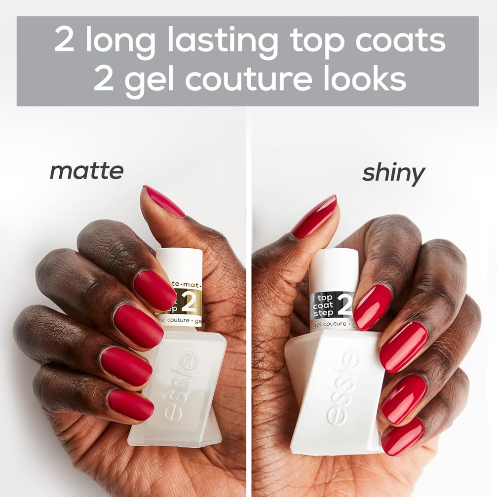essie Gel Couture Topcoat Nail Polish for Up to 15 Days of Wear, High Shine, 13.5ml 8