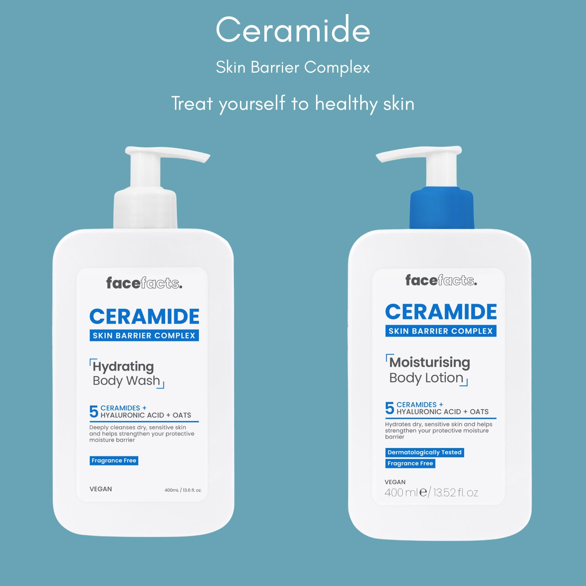 Face Facts Ceramide Moisturising Body Lotion for Hydration and Softening | 400ml 4