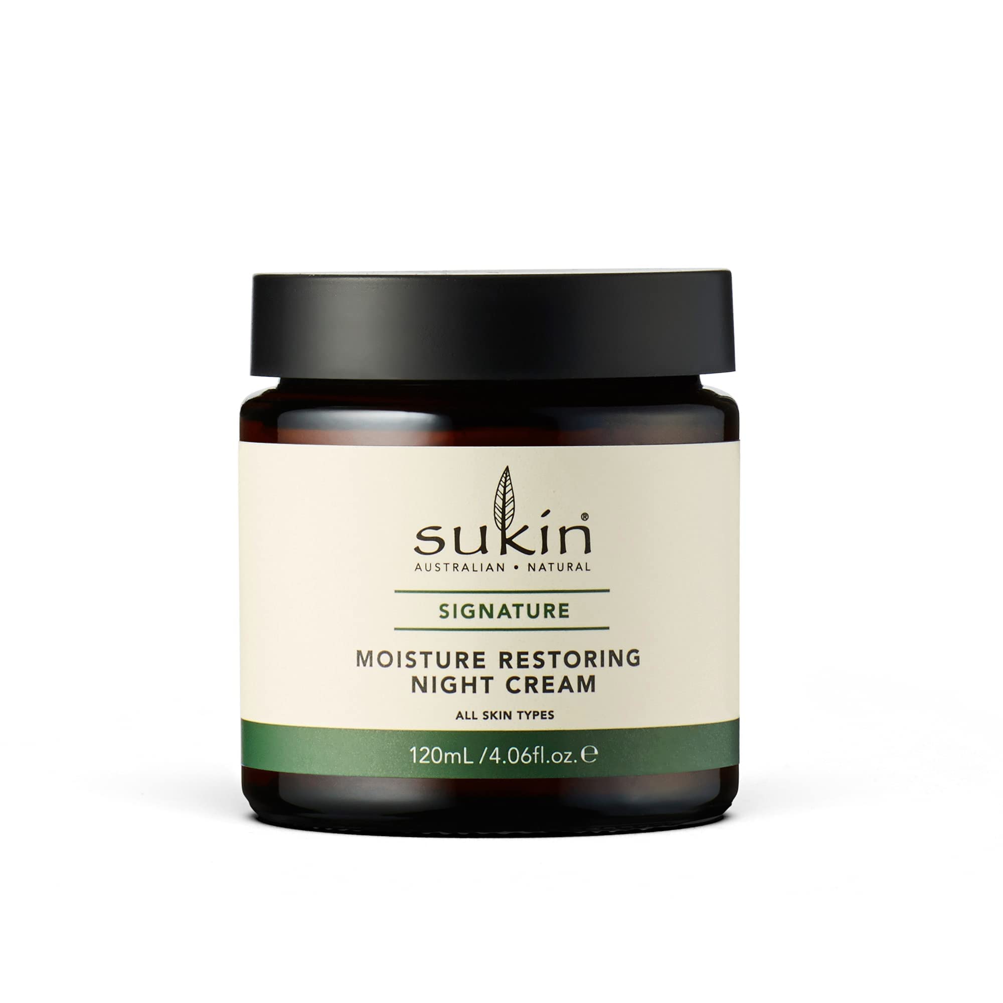 Sukin Moisture Restoring Night Cream for Sensitive Skin, 120ml