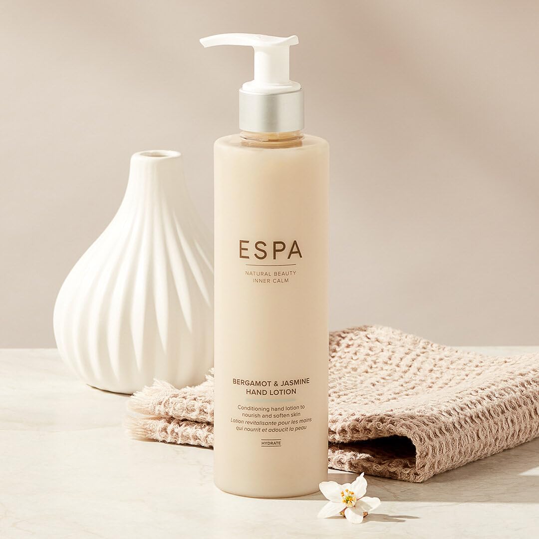 ESPA Bergamot & Jasmine Hand Lotion, 250ml - Nourish and Soften Hands